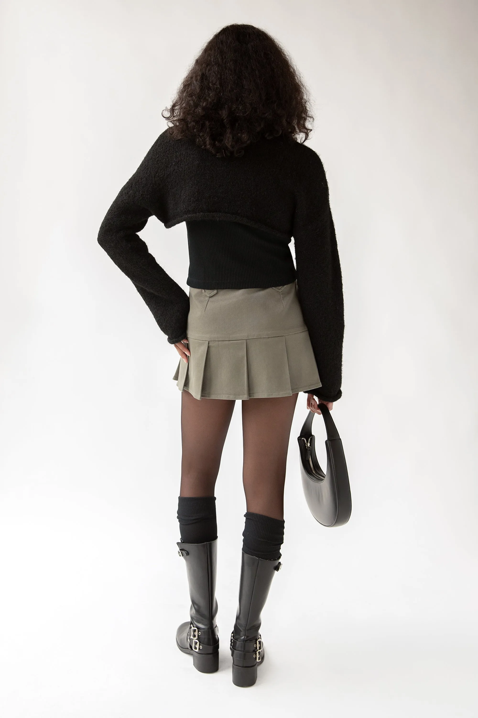 MOHAIR WOOL-BLEND BOLERO sold by OAK AND FORT product image thumbnail 4