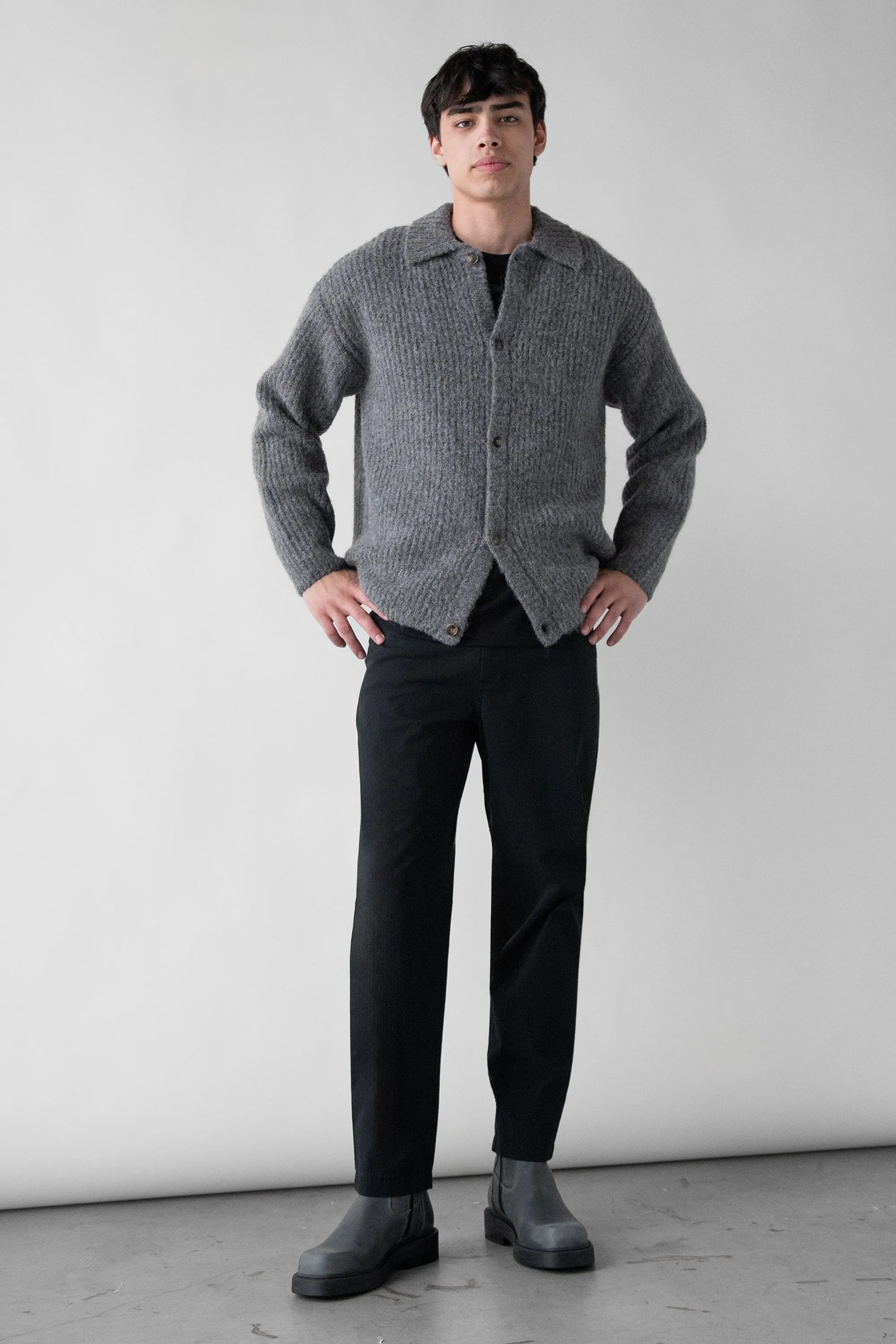 COTTON TWILL STRETCH CHINO PANT sold by OAK AND FORT product image thumbnail 2