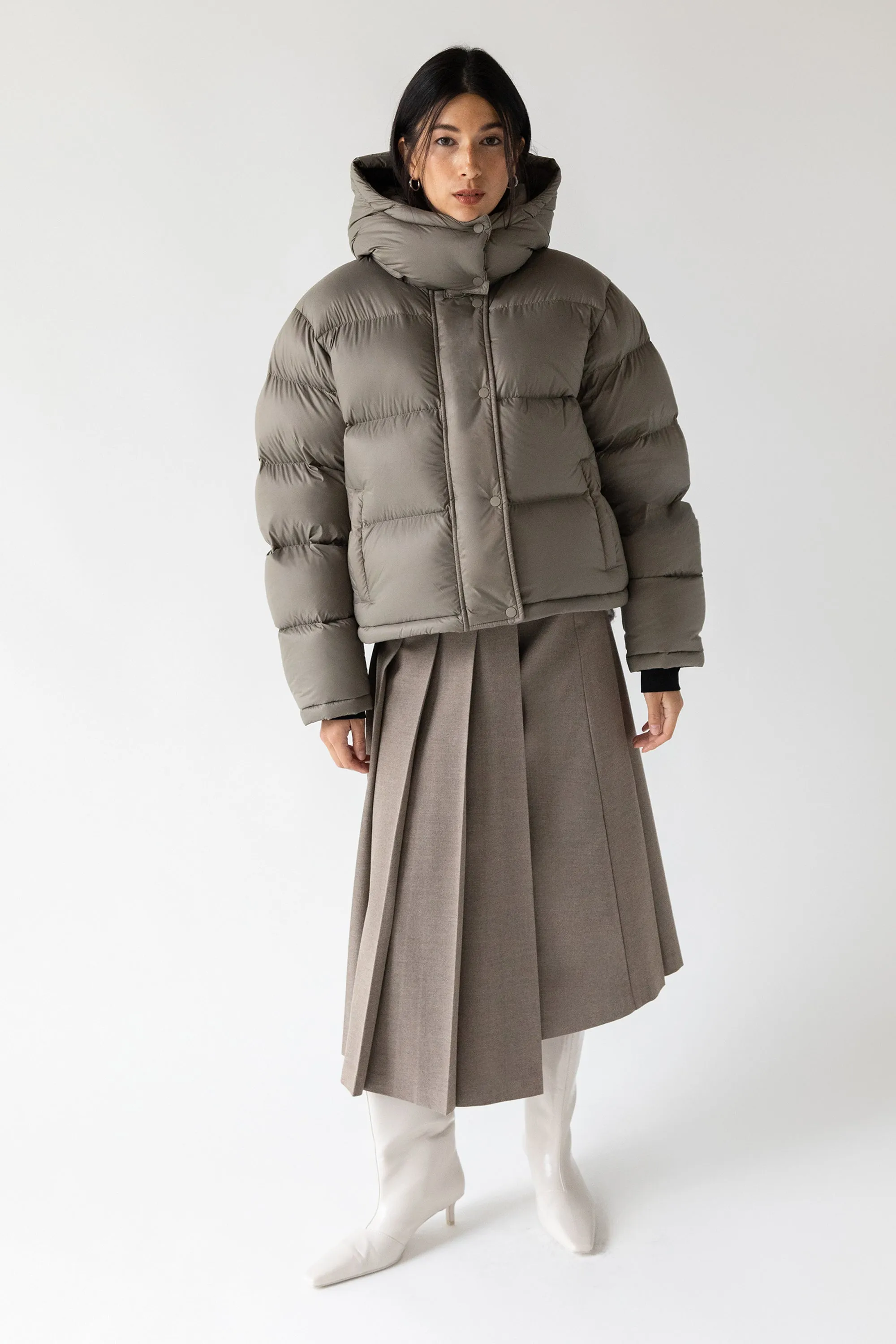 SHORT PUFFER JACKET | PUFFER STUDIO 001 sold by OAK AND FORT