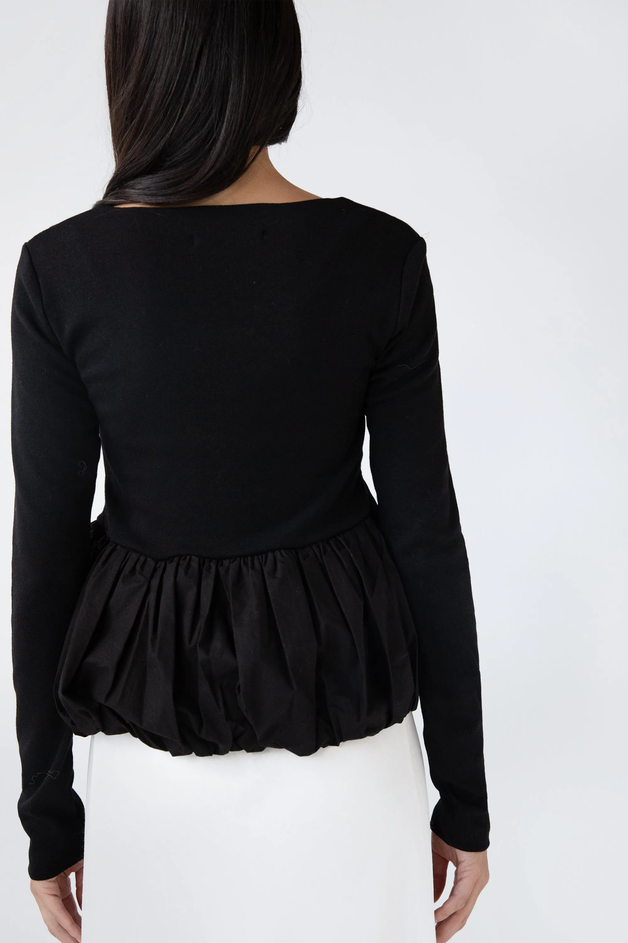 BUBBLE HEM TOP sold by OAK AND FORT product image thumbnail 4
