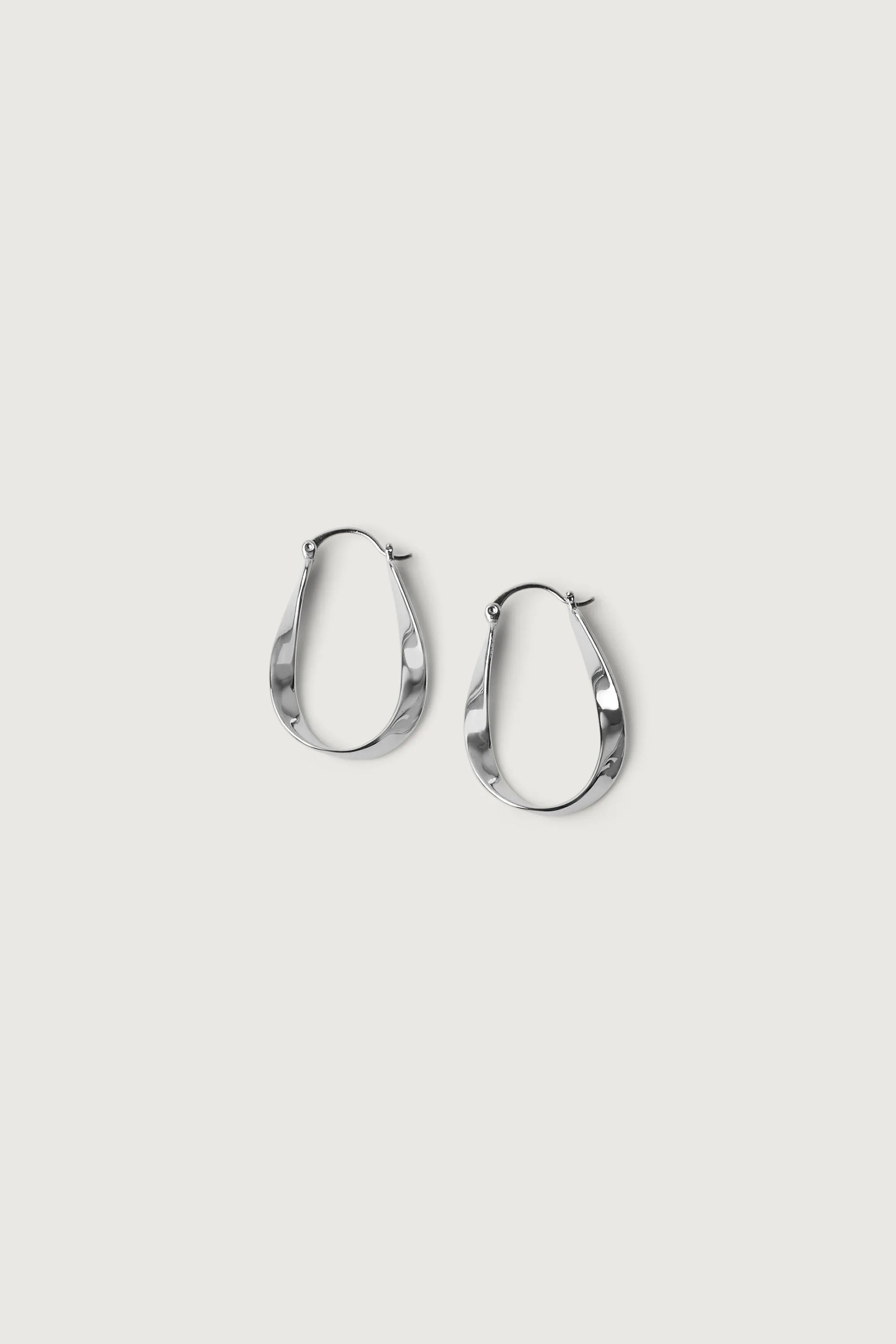 ELONGATED TWISTED HOOPS sold by OAK AND FORT product image thumbnail 2