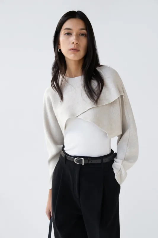 CROPPED SHRUG SWEATER sold by OAK AND FORT