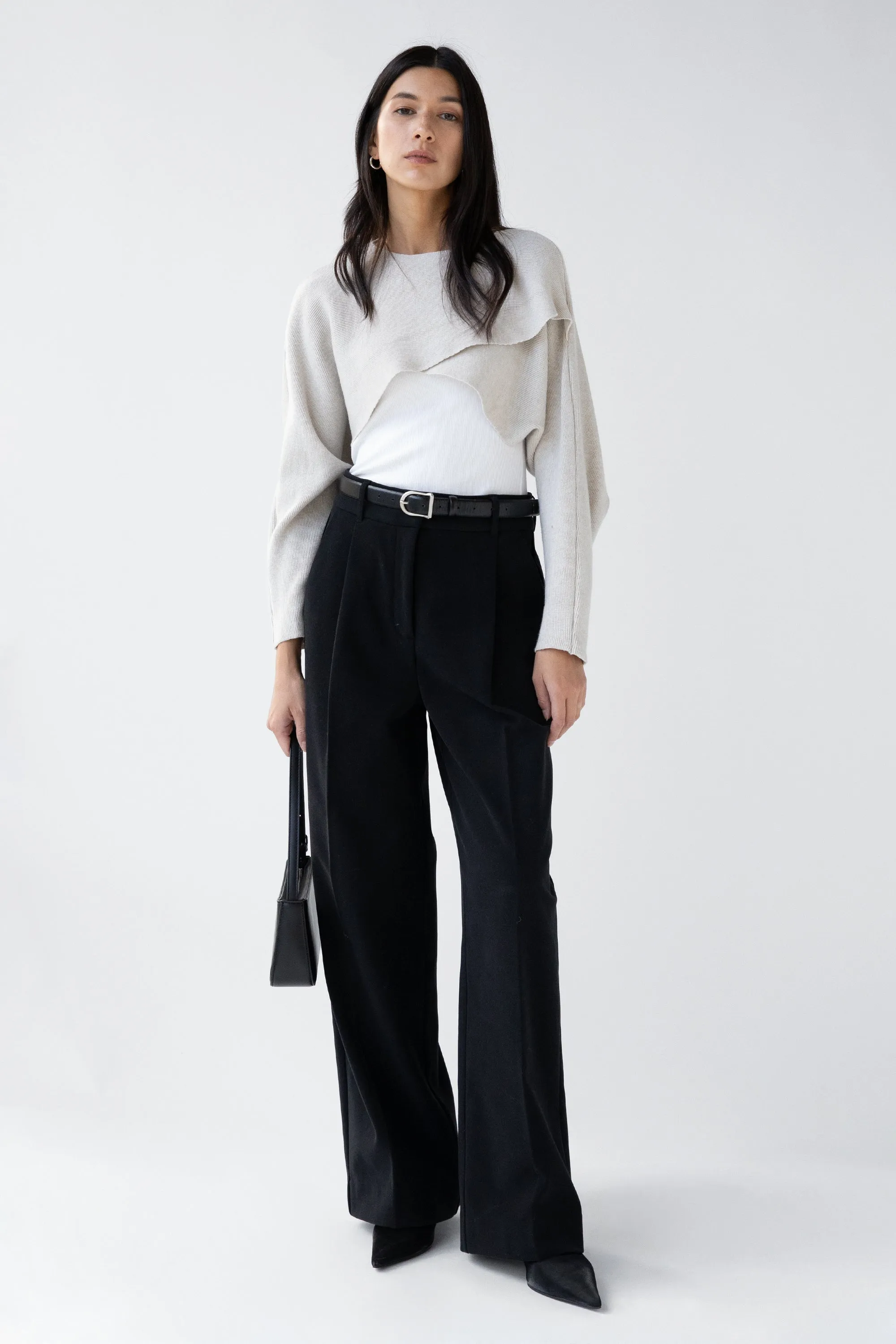 CROPPED SHRUG SWEATER sold by OAK AND FORT product image thumbnail 2