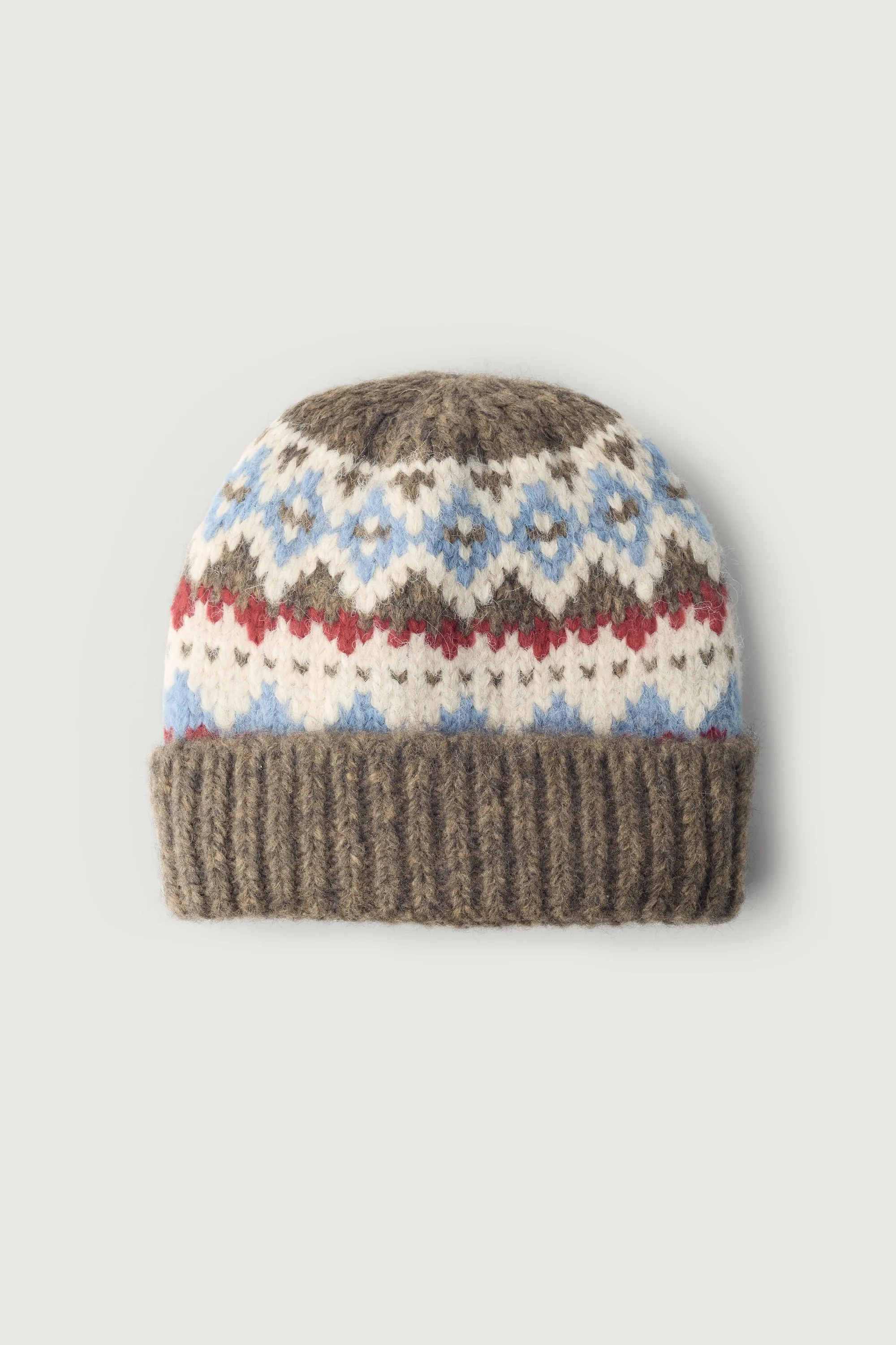 FAIR ISLE PATTERN BEANIE sold by OAK AND FORT product image thumbnail 3