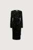 SEQUIN WRAP MIDI DRESS sold by OAK AND FORT