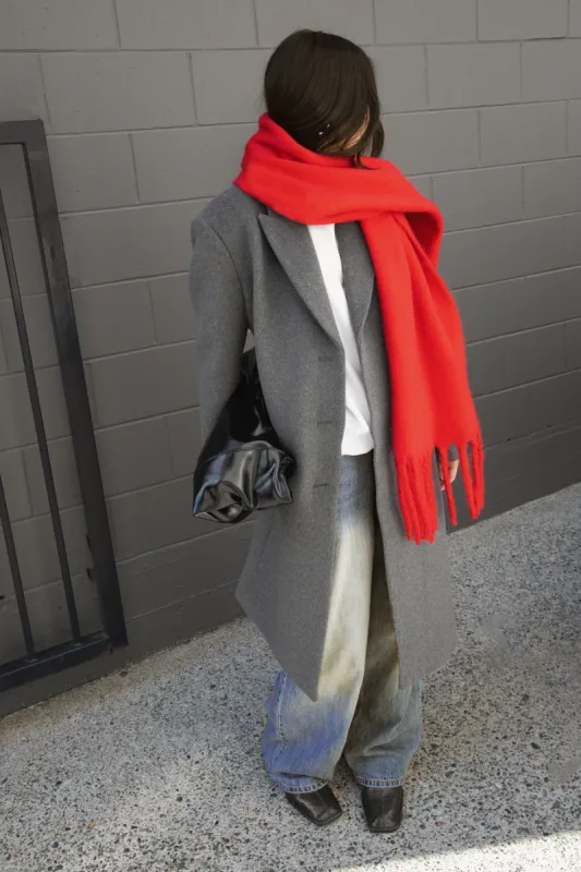 SOLID SCARF WITH TASSELS sold by OAK AND FORT