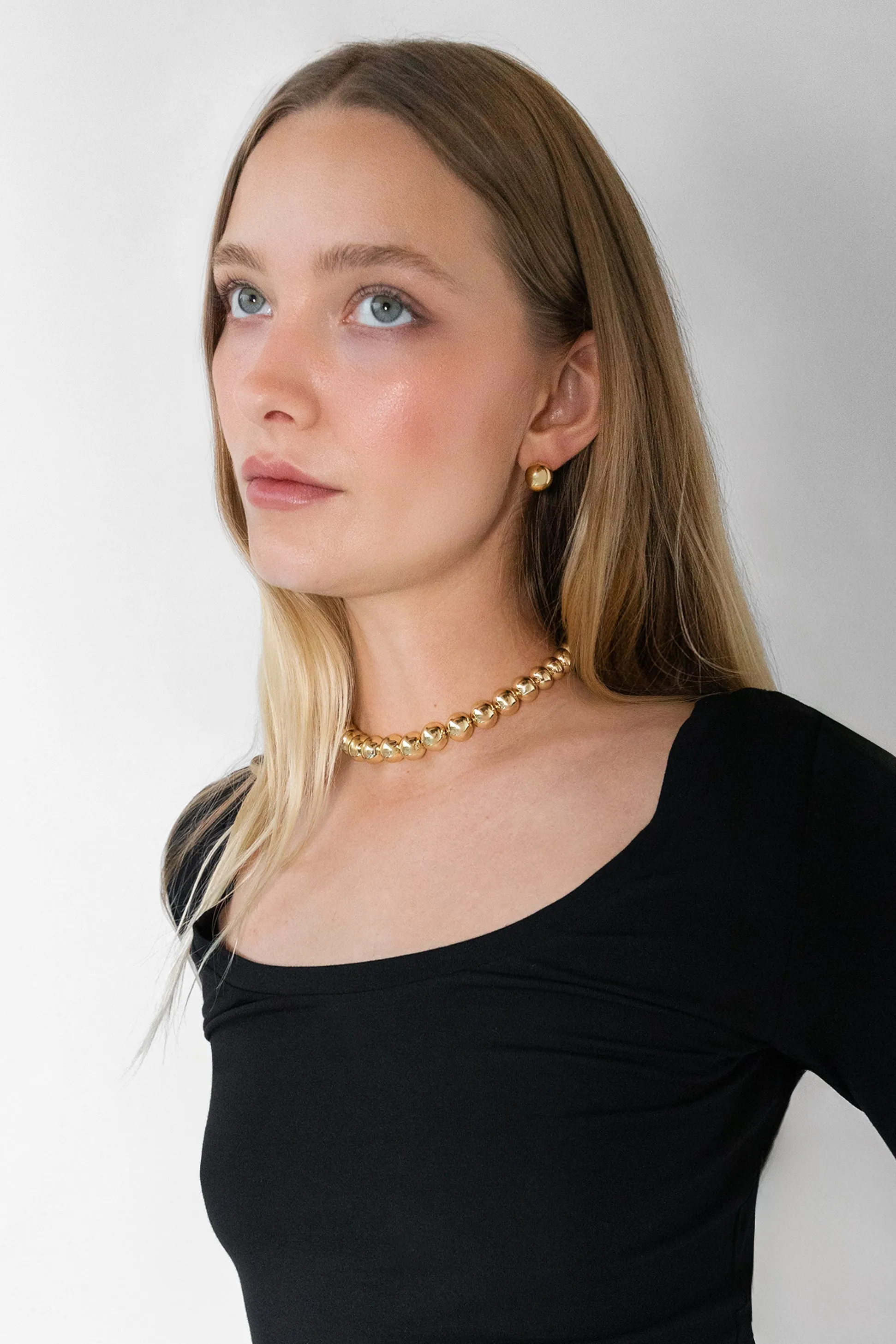 LARGE BALL NECKLACE sold by OAK AND FORT product image thumbnail 3