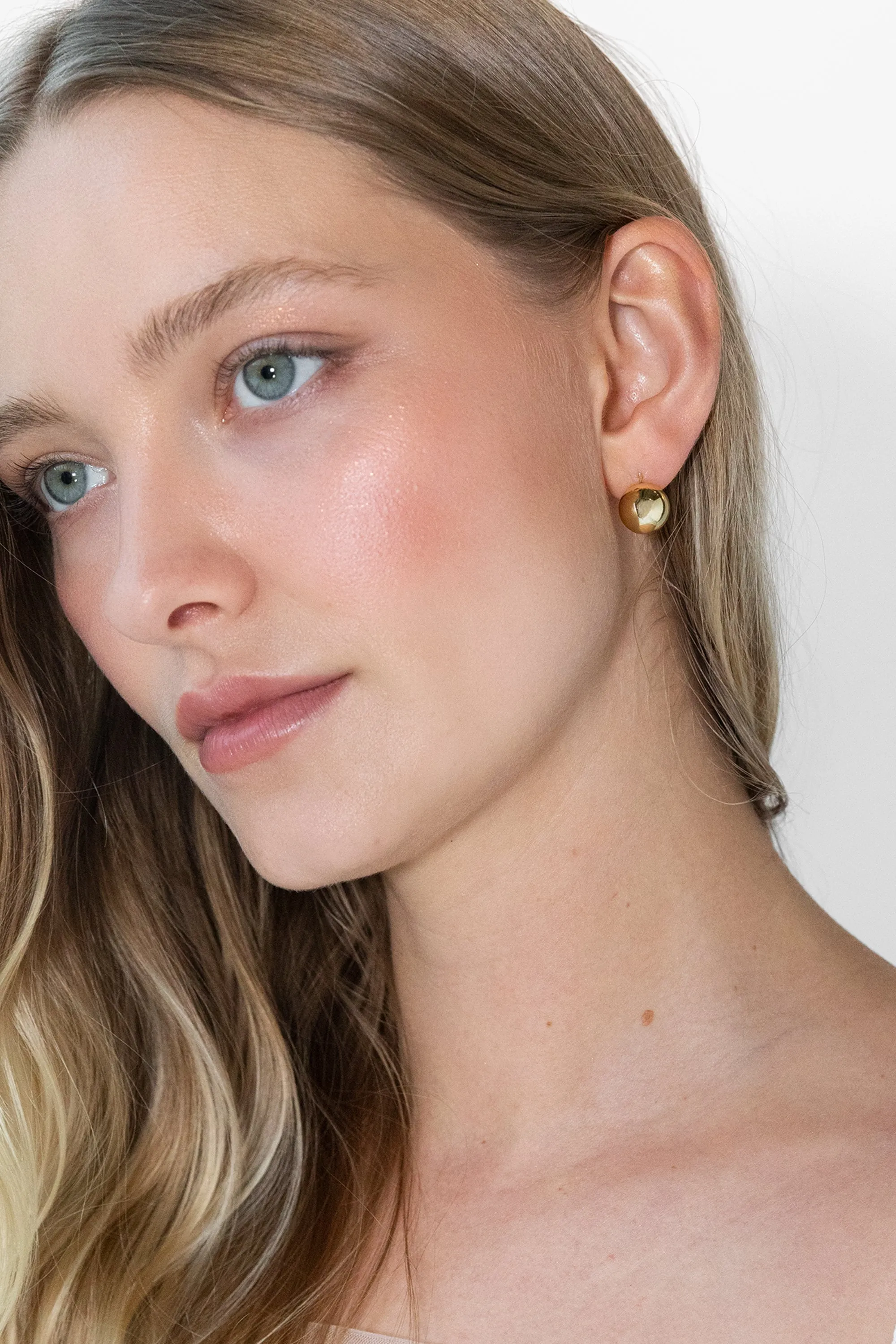 LARGE BALL EARRING sold by OAK AND FORT product image thumbnail 2