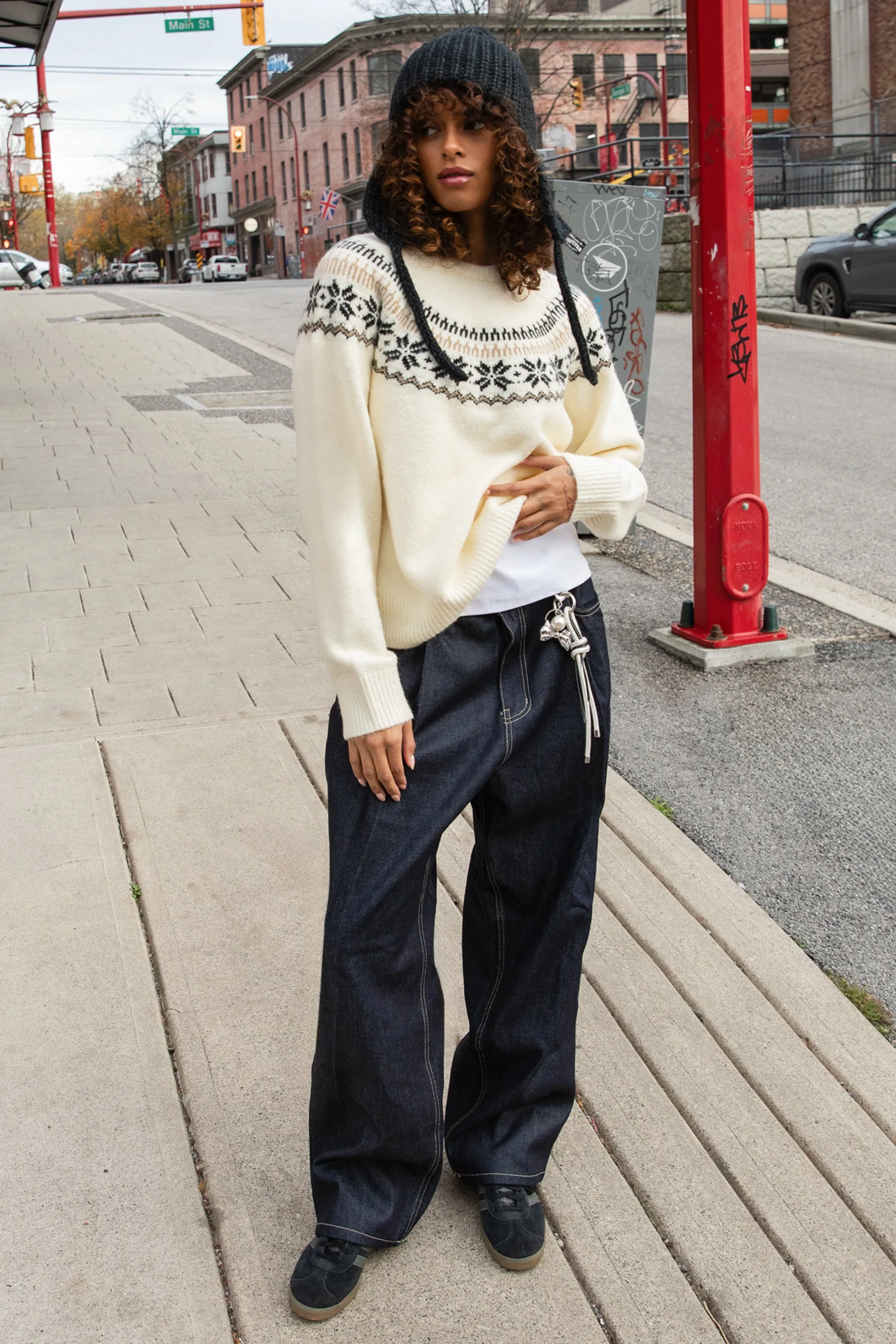 FAIR ISLE CREWNECK SWEATER sold by OAK AND FORT