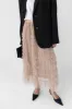 SHEER TIERED MAXI SKIRT sold by OAK AND FORT