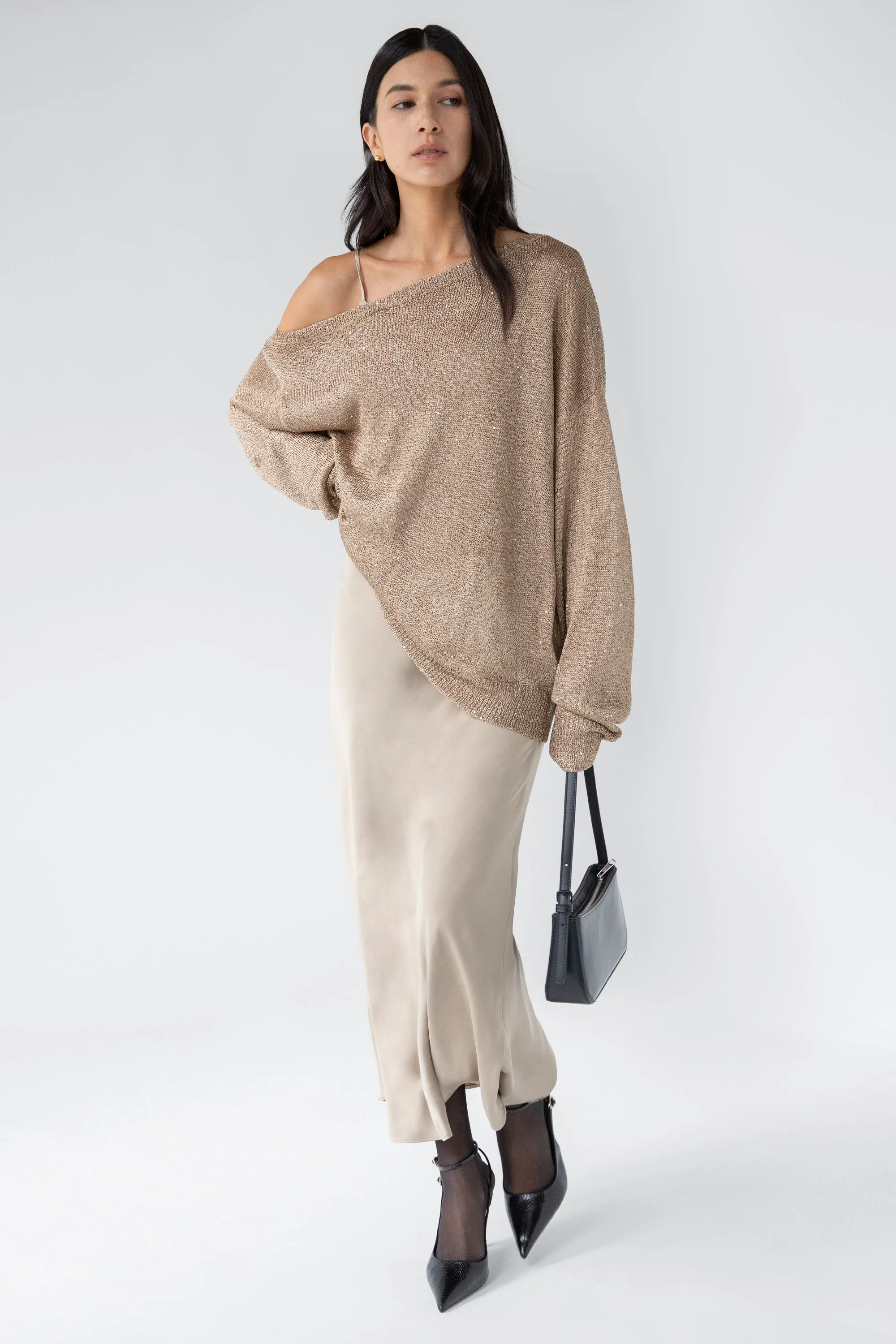 SPARKLE KNIT TOP sold by OAK AND FORT