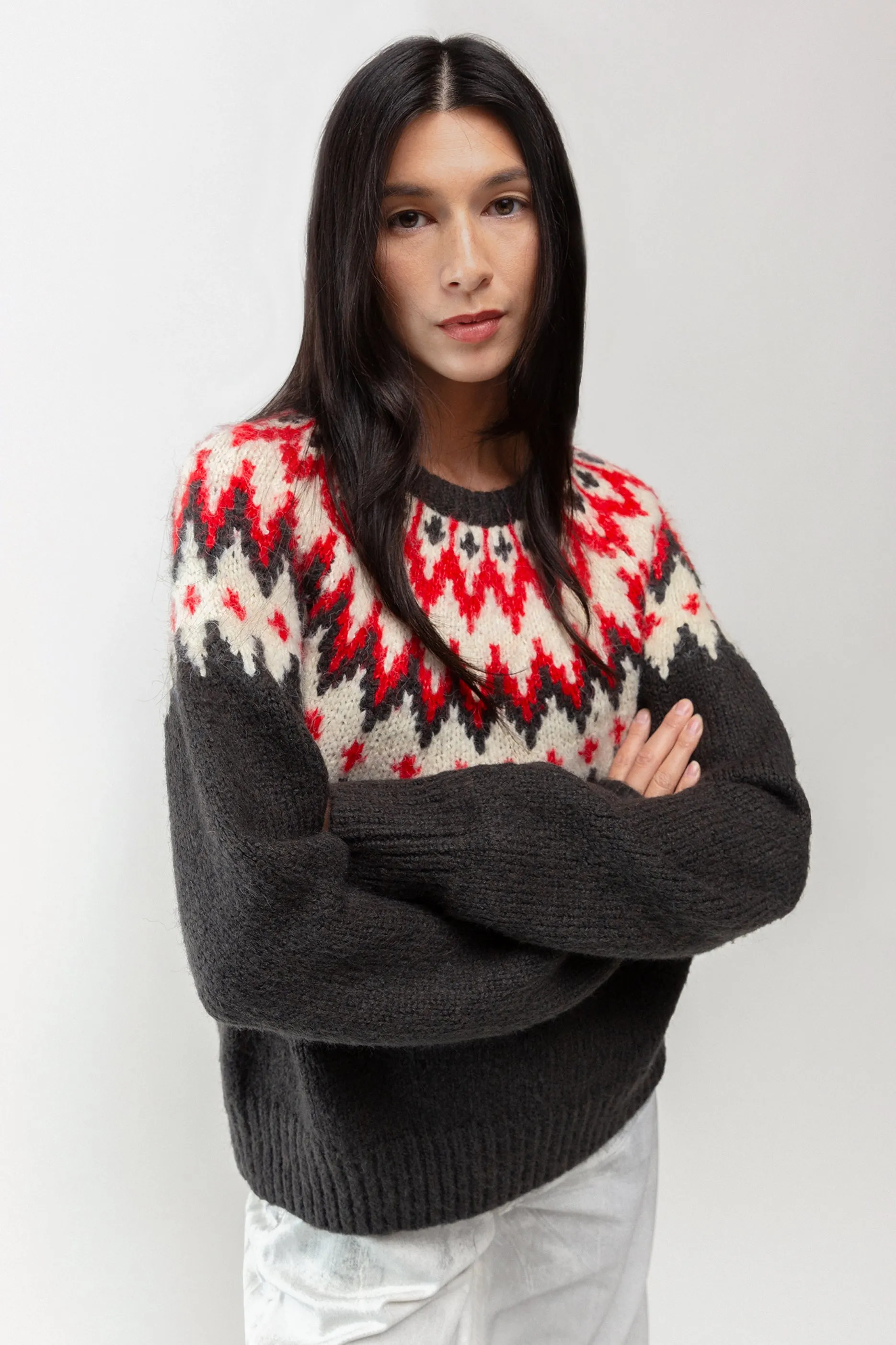 NORDIC PATTERN SWEATER sold by OAK AND FORT