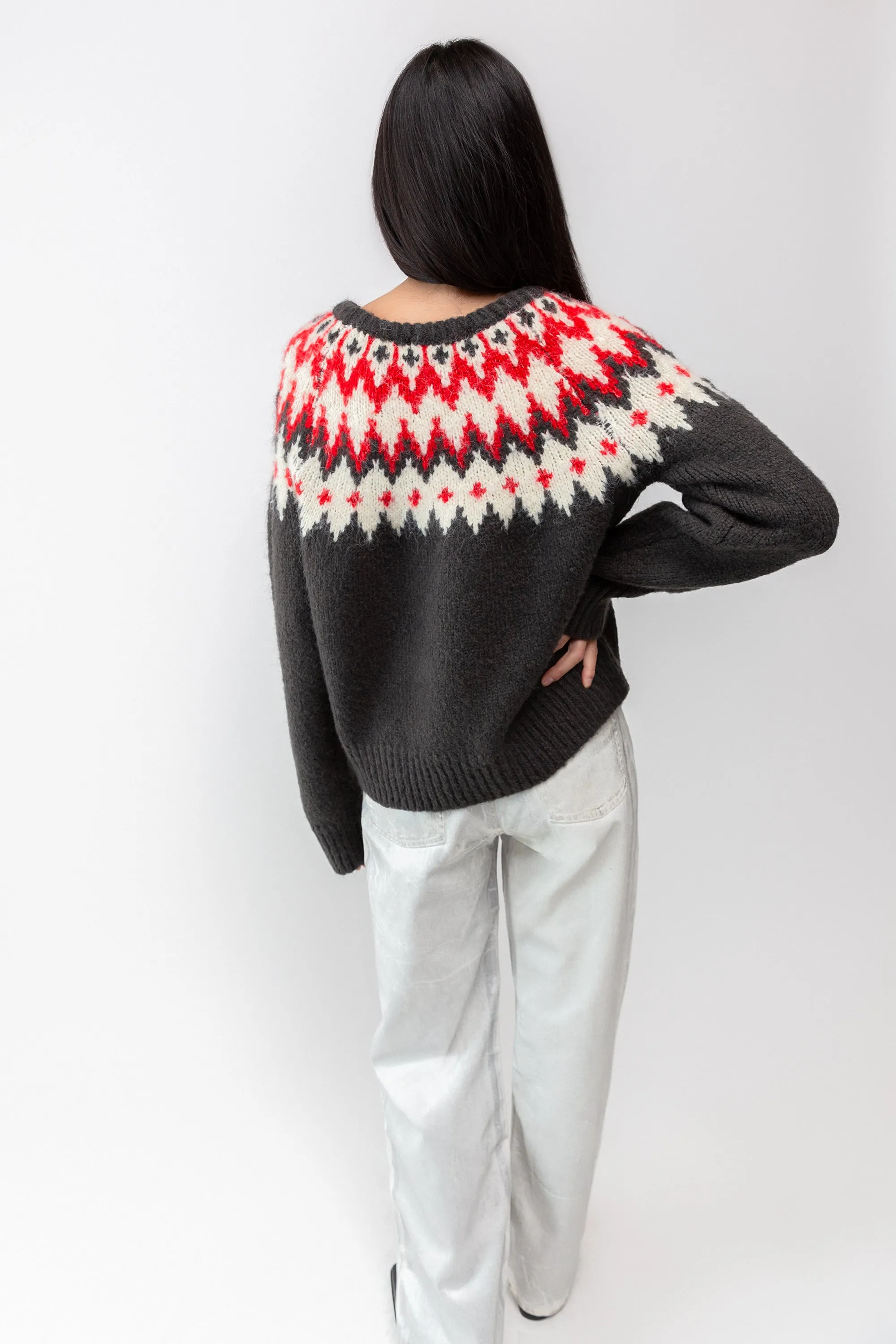 NORDIC PATTERN SWEATER sold by OAK AND FORT product image thumbnail 3