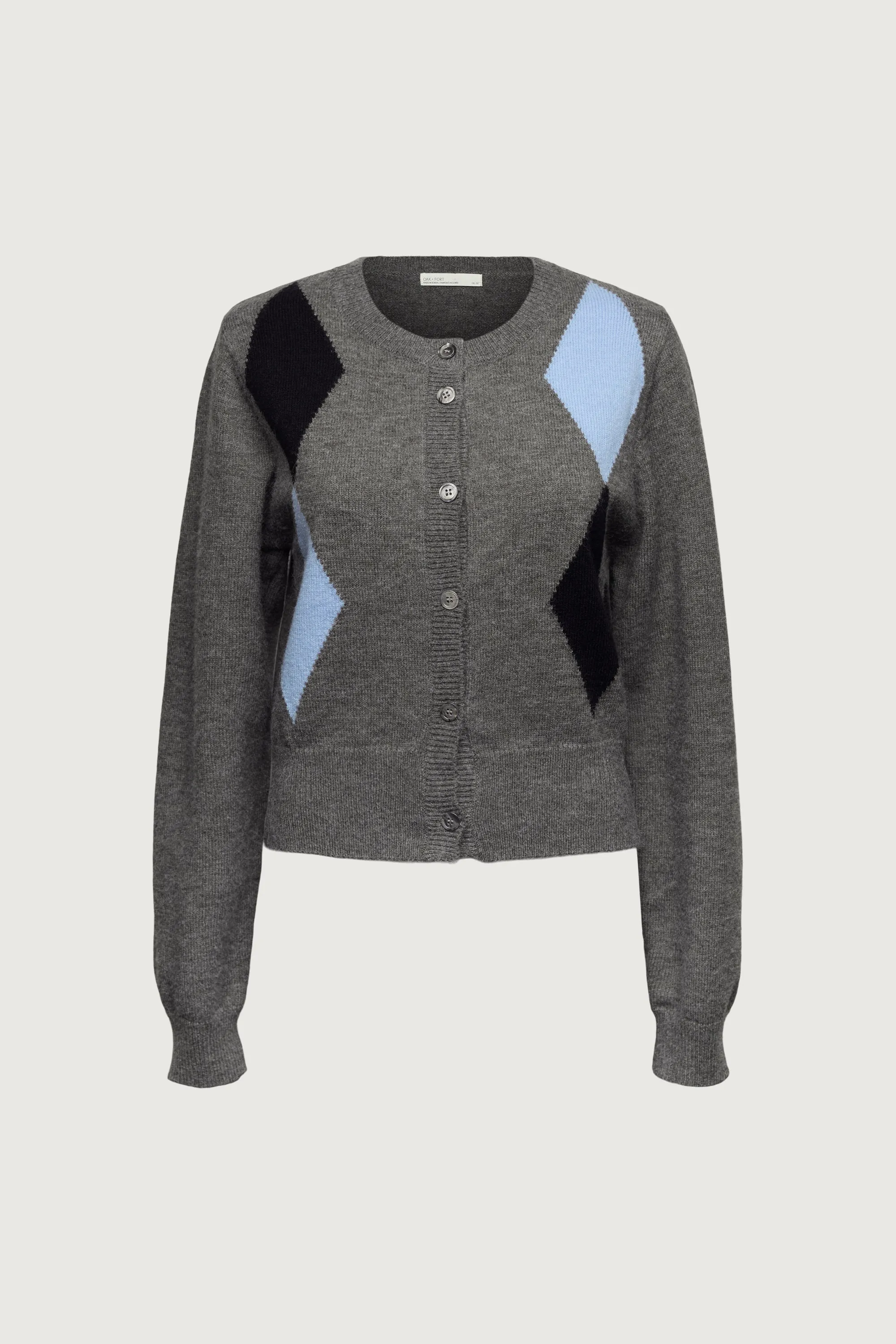 SLIM FIT ARGYLE CARDIGAN sold by OAK AND FORT product image thumbnail 5