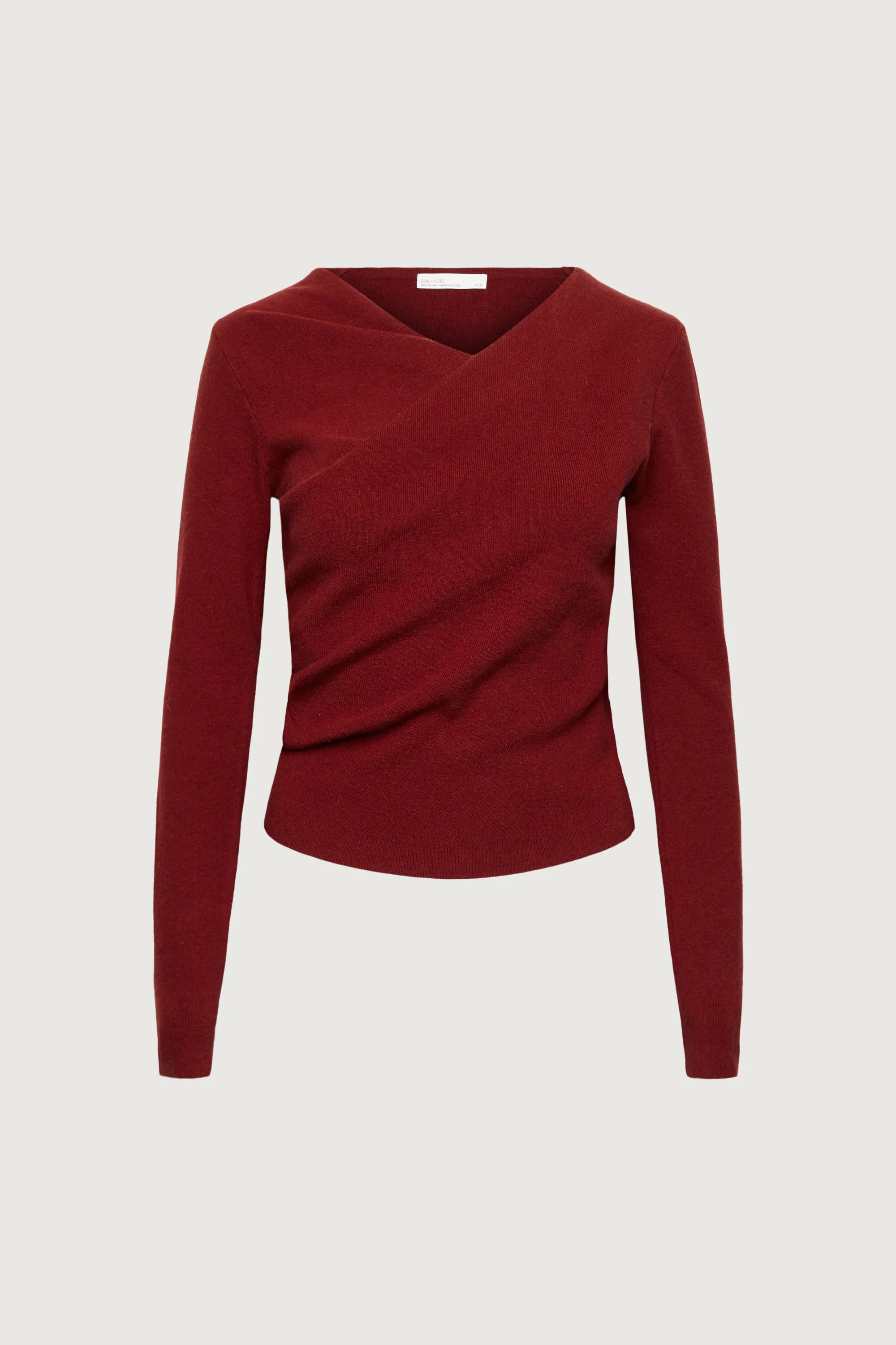 LONG SLEEVE GATHERED NECK TOP sold by OAK AND FORT product image thumbnail 5