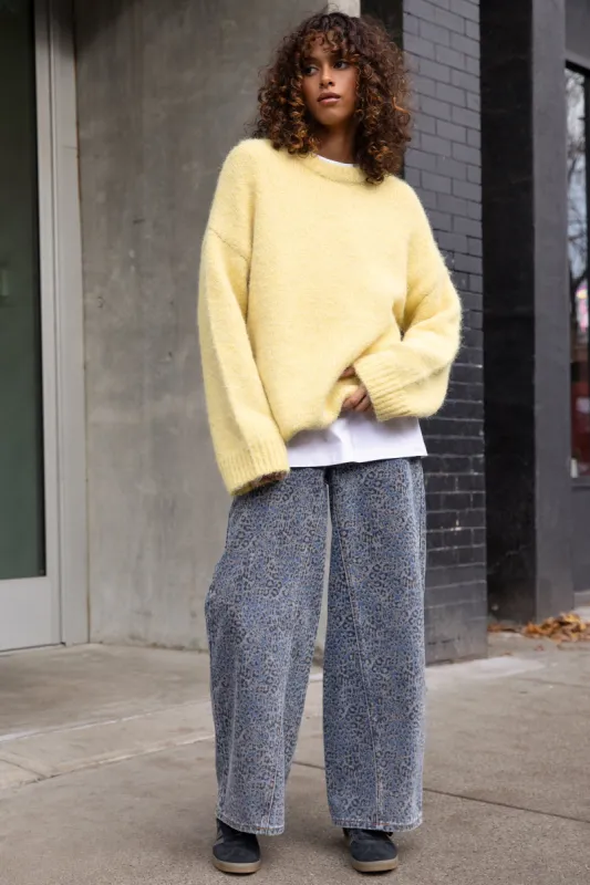 LEOPARD PRINT DENIM sold by OAK AND FORT