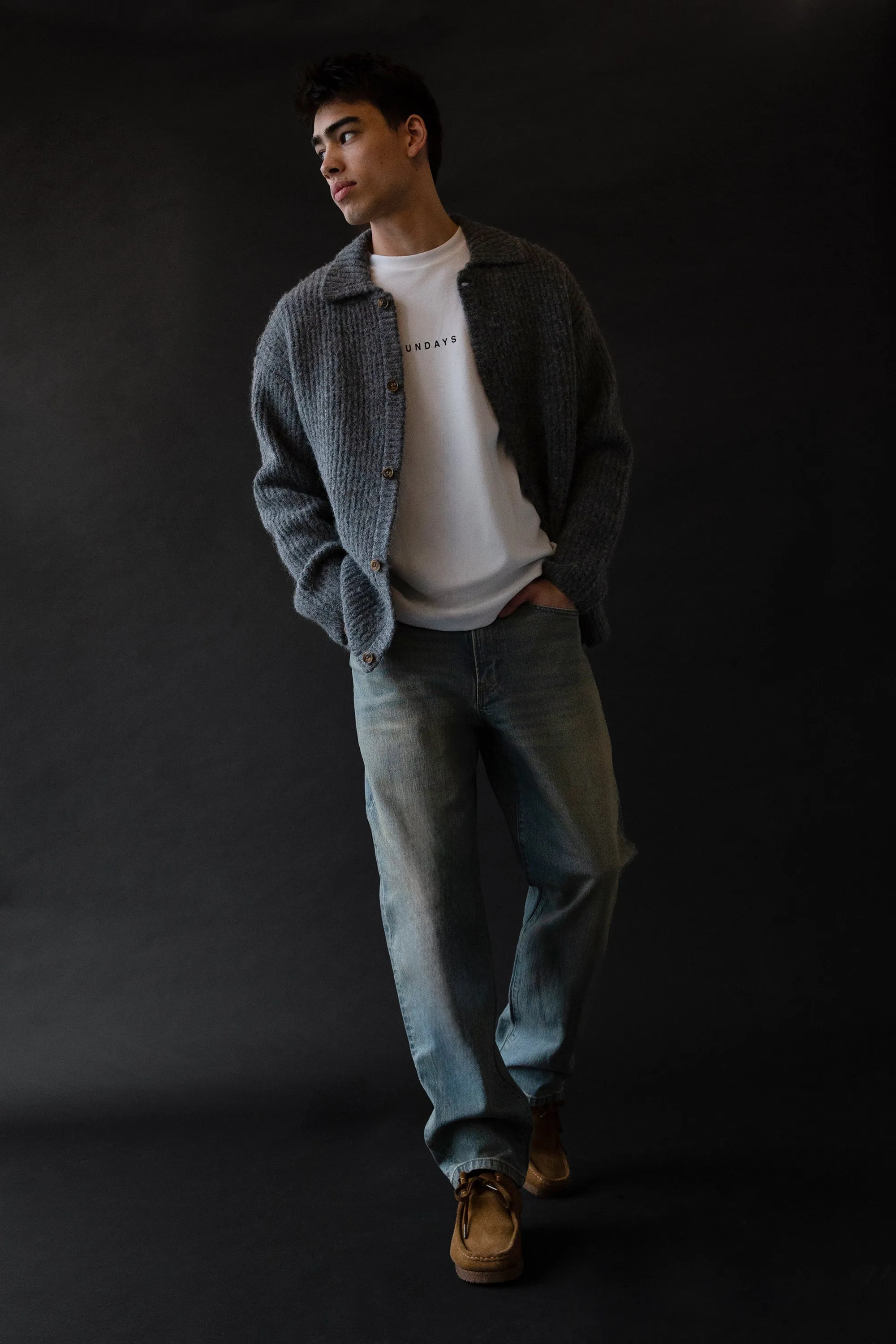 RELAXED FIT TAPERED JEAN sold by OAK AND FORT