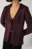 SHEER CHIFFON COLLARED TIE FRONT BLOUSE sold by OAK AND FORT