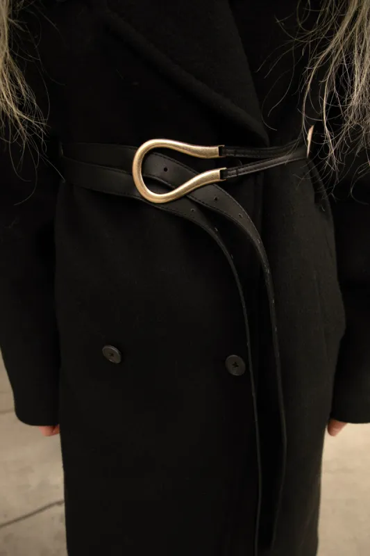 DOUBLE STRAP VEGAN LEATHER BELT sold by OAK AND FORT