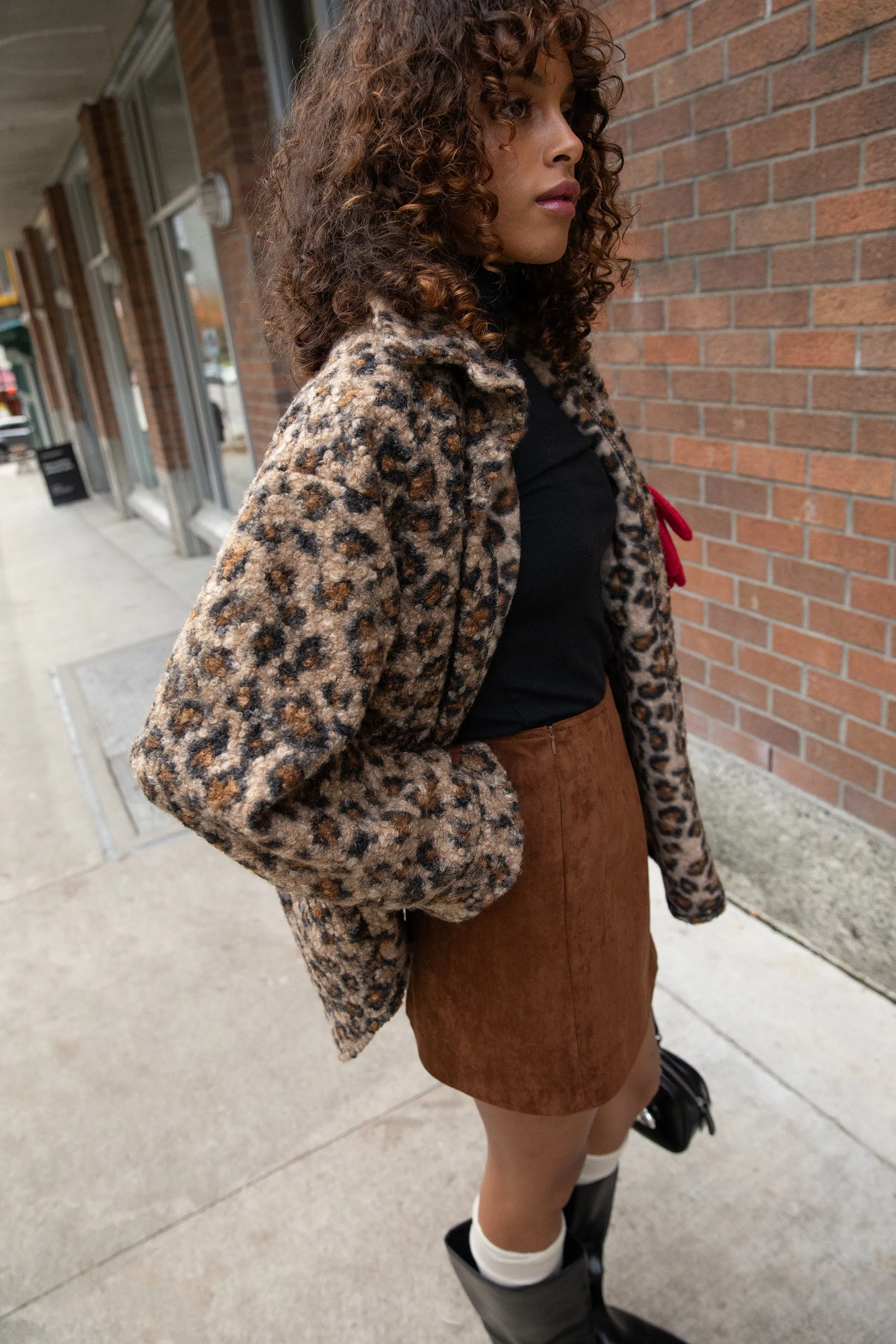 LEOPARD PRINT SHIRT sold by OAK AND FORT product image thumbnail 3