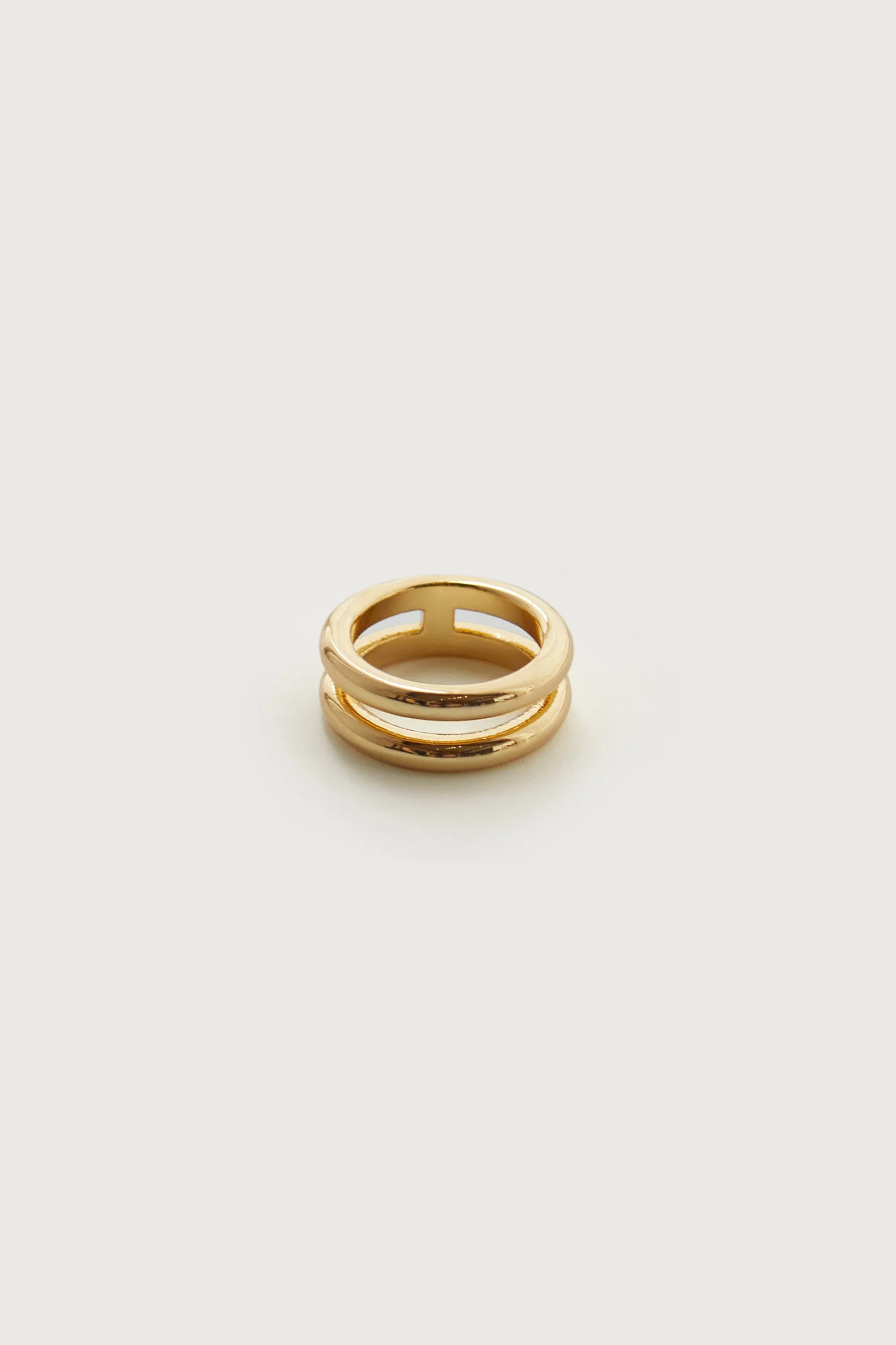 BUBBLY DOUBLE BAND RING sold by OAK AND FORT product image thumbnail 4