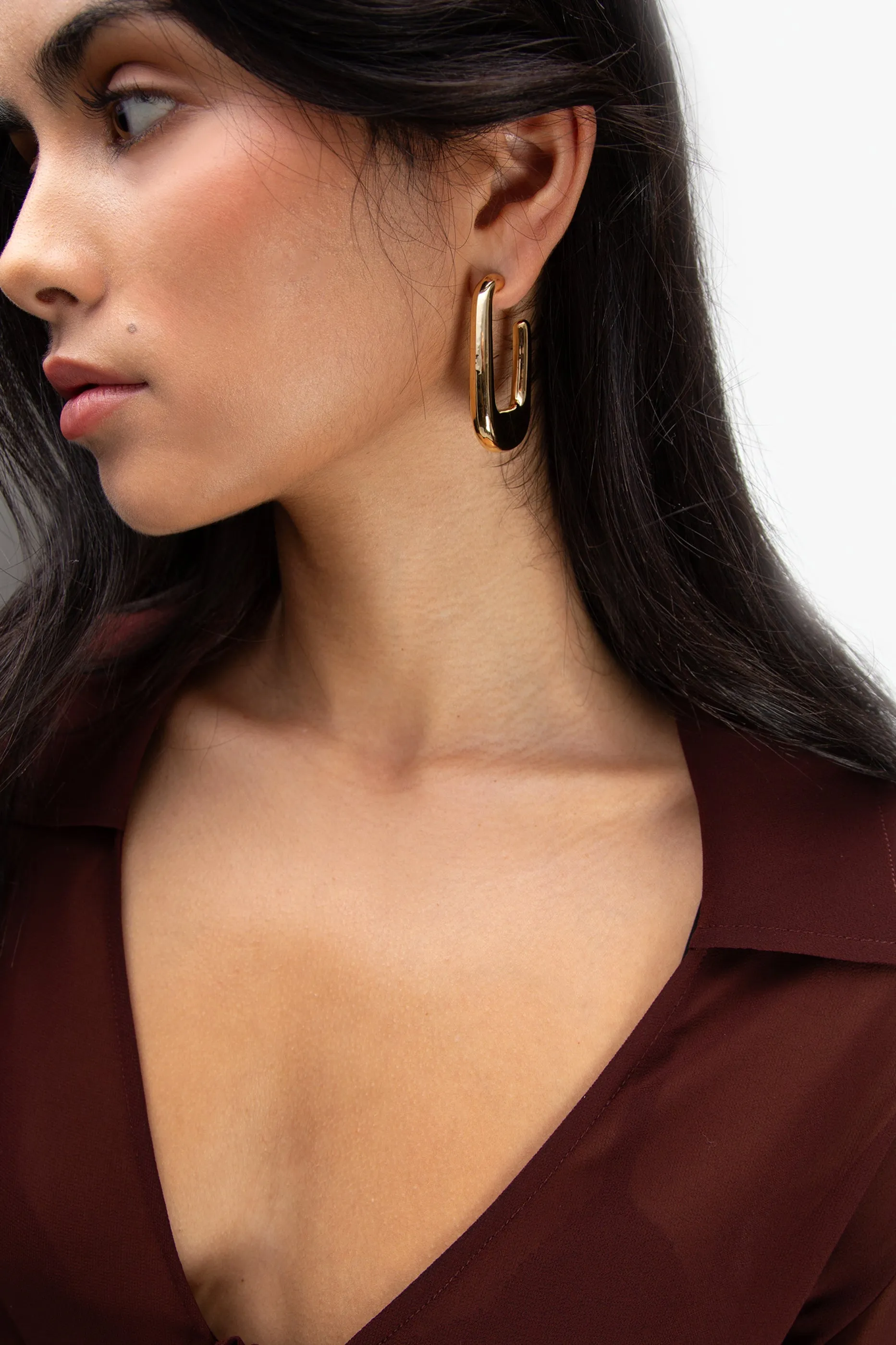 ROUNDED SQUARE HOOPS sold by OAK AND FORT