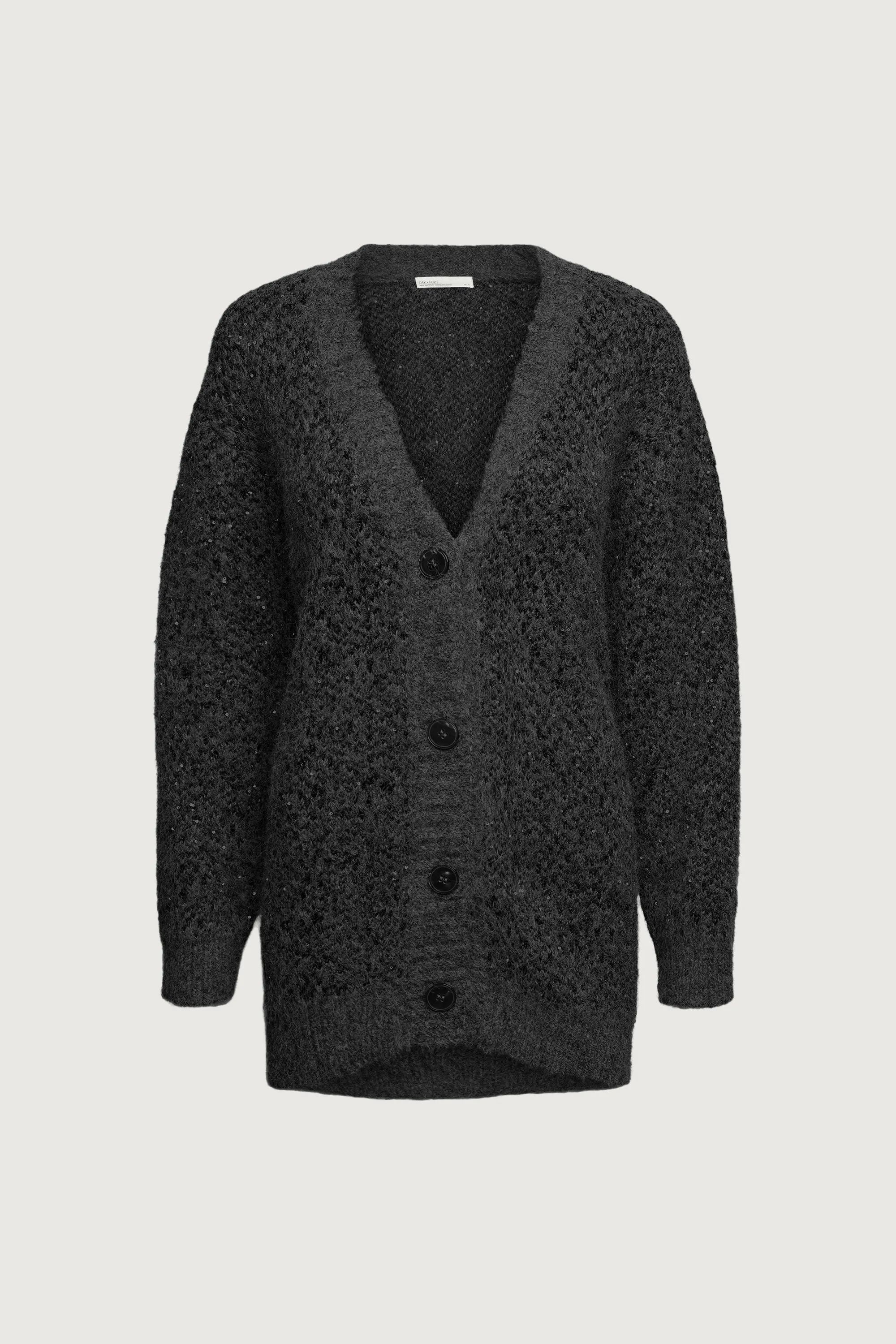 SPARKLY OVERSIZED CARDIGAN sold by OAK AND FORT product image thumbnail 5
