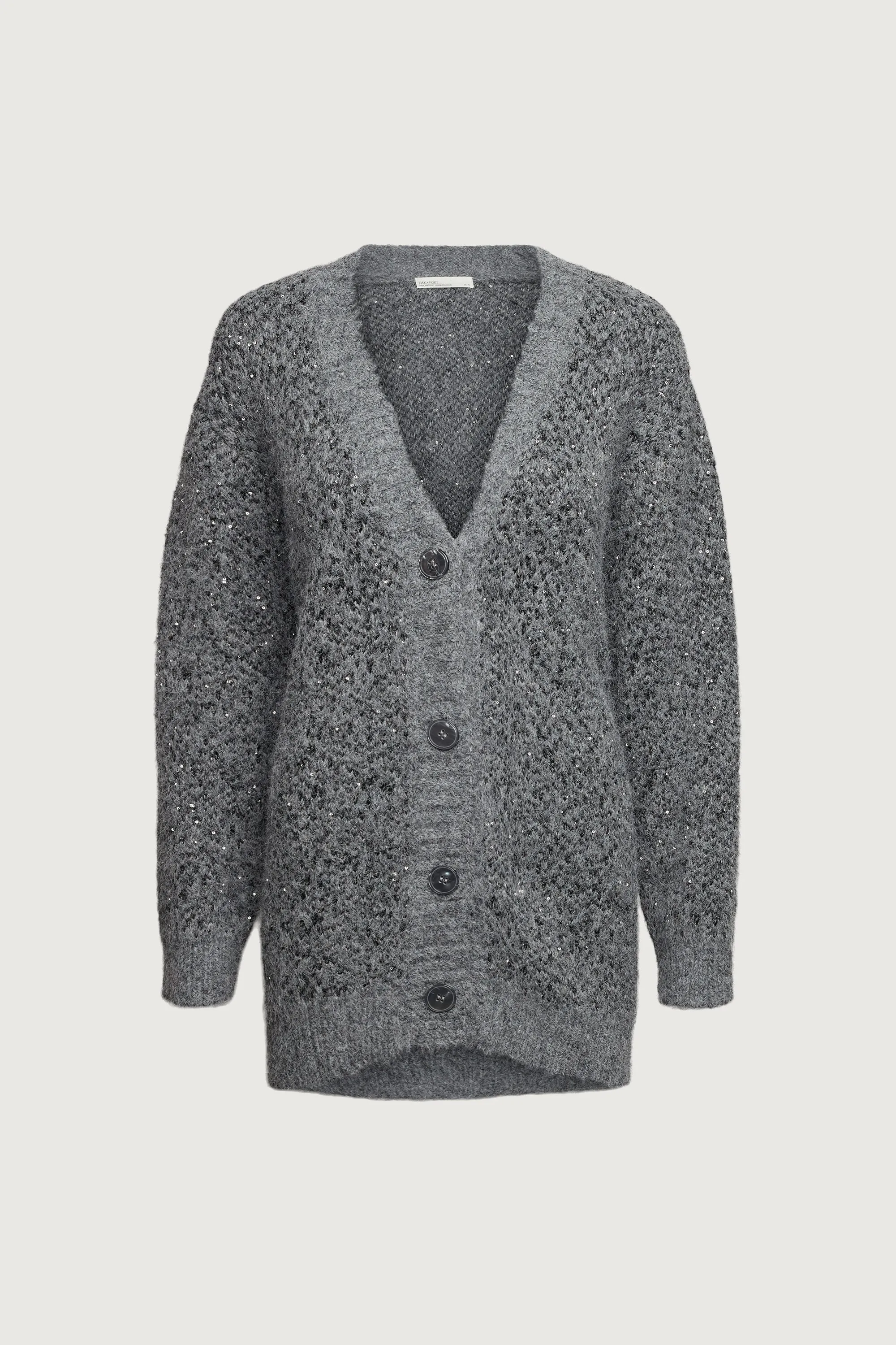 SPARKLY OVERSIZED CARDIGAN sold by OAK AND FORT product image thumbnail 4