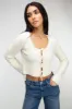 TIE FRONT SWEATER sold by OAK AND FORT