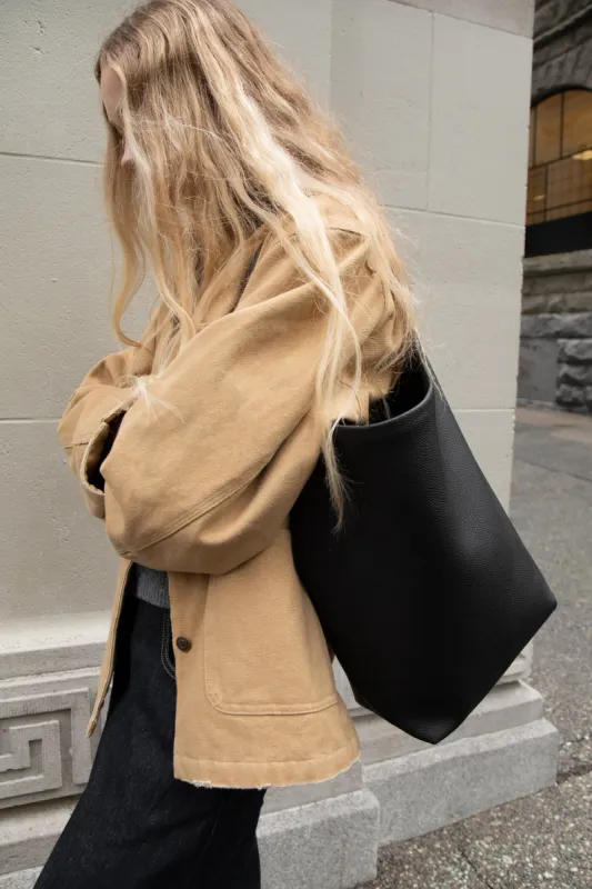 AMELIA LEATHER TOTE BAG sold by OAK AND FORT