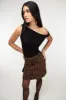 LEOPARD BOUCLE MINI SKIRT sold by OAK AND FORT