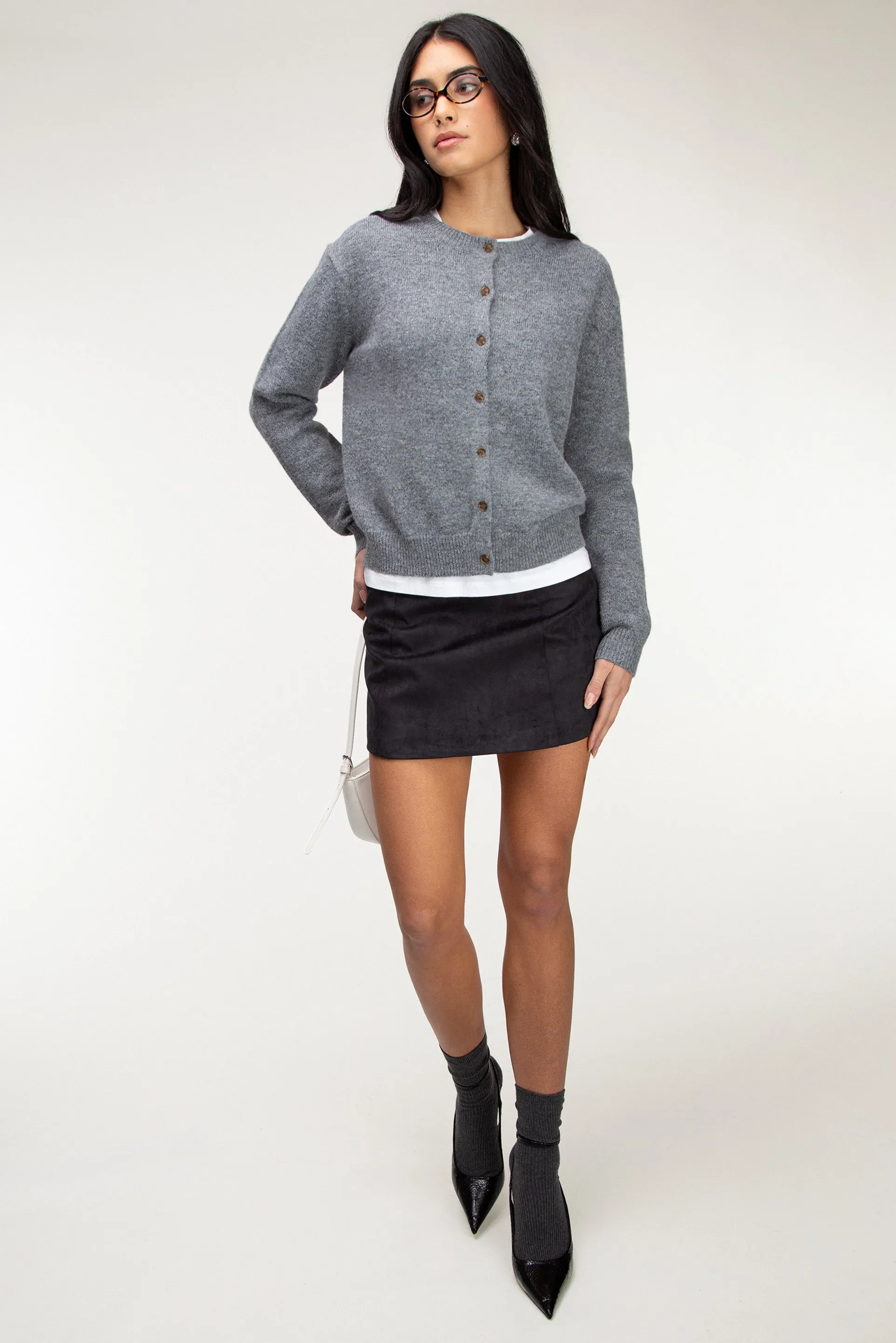 CLASSIC BUTTON FRONT CARDIGAN sold by OAK AND FORT