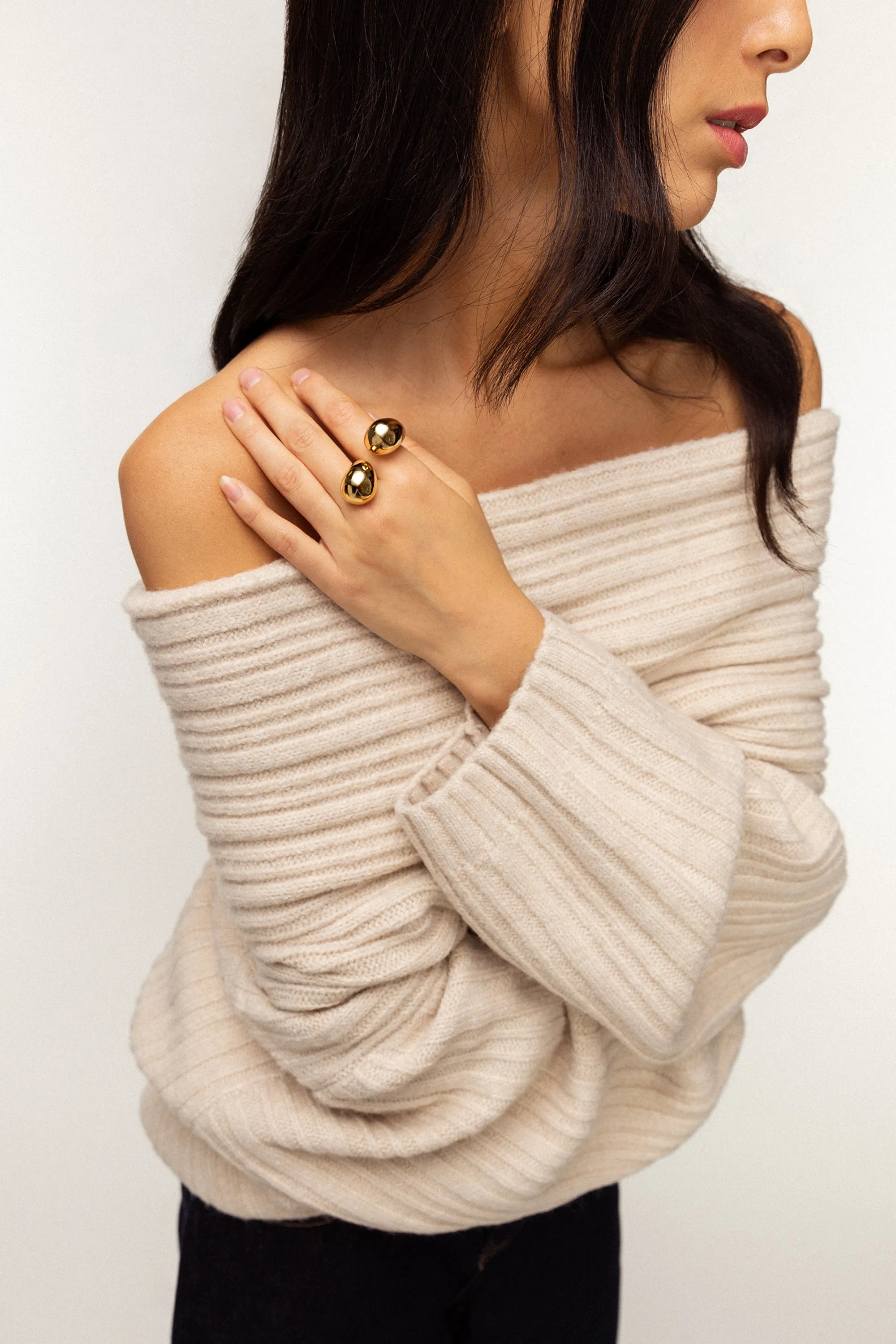 ABSTRACT OPEN RING sold by OAK AND FORT