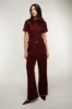 WIDE LEG TROUSER WITH BELT sold by OAK AND FORT