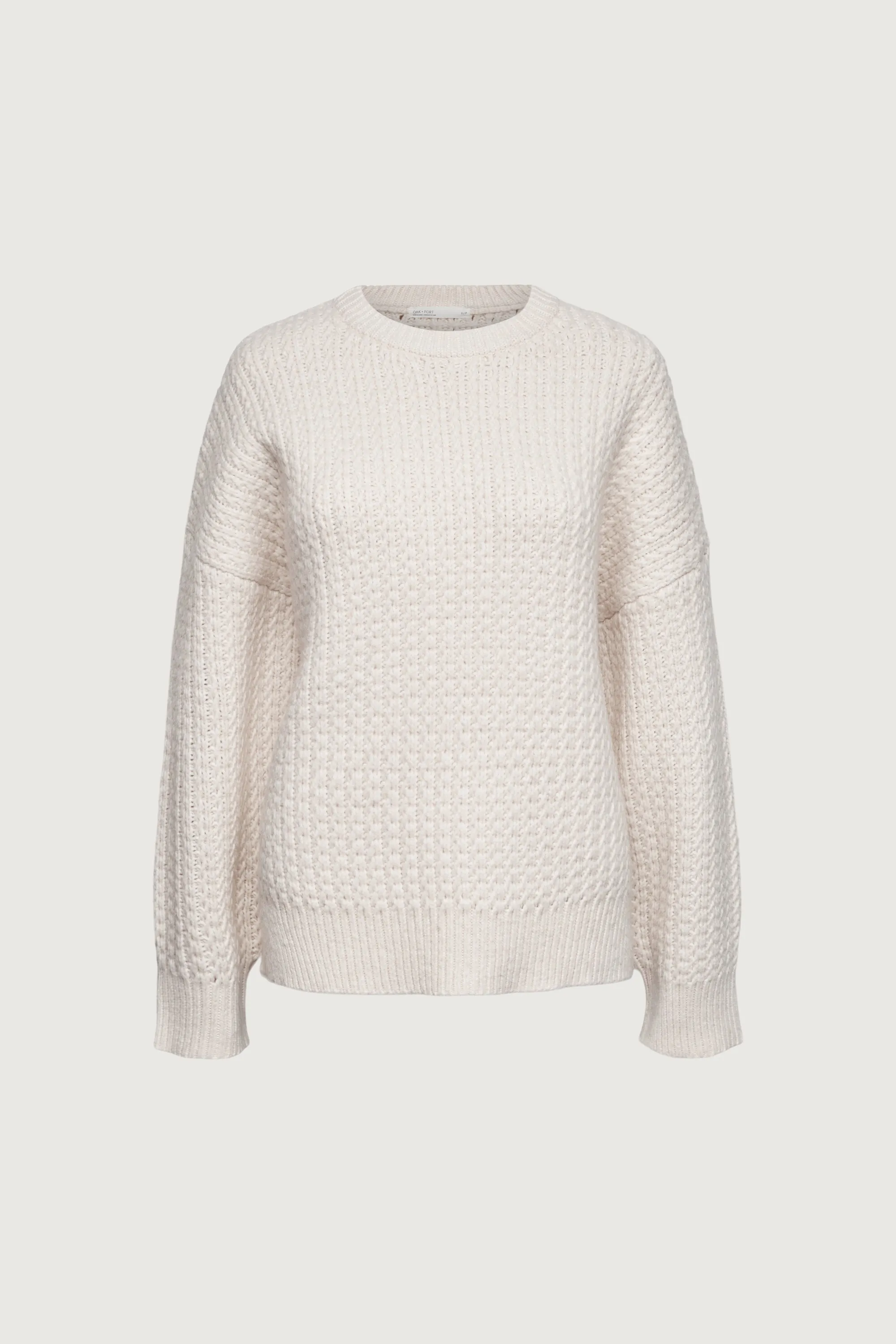 CHUNKY KNIT CREWNECK SWEATER sold by OAK AND FORT product image thumbnail 4