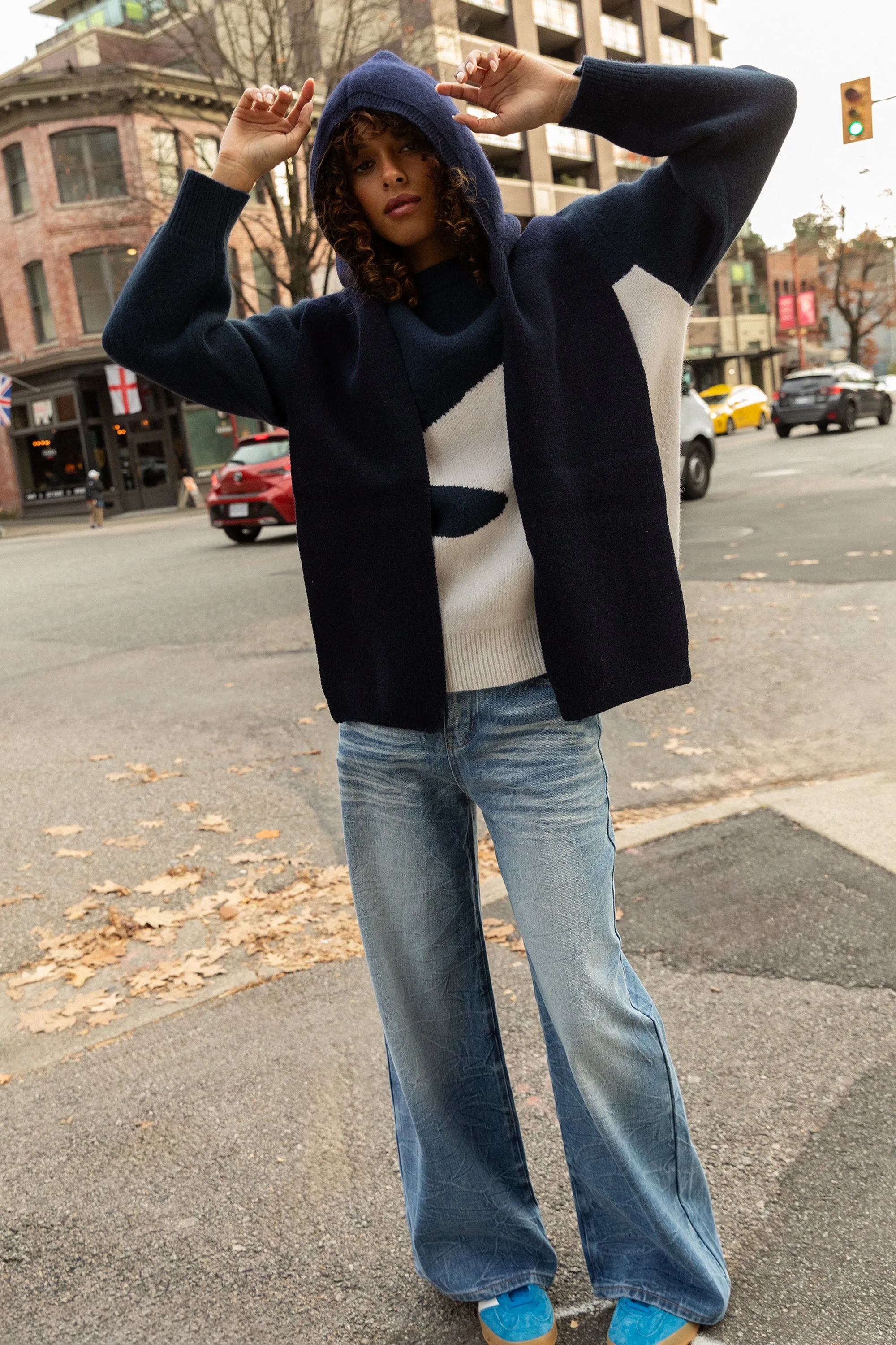 FADED BLUE DENIM JEANS sold by OAK AND FORT product image thumbnail 2