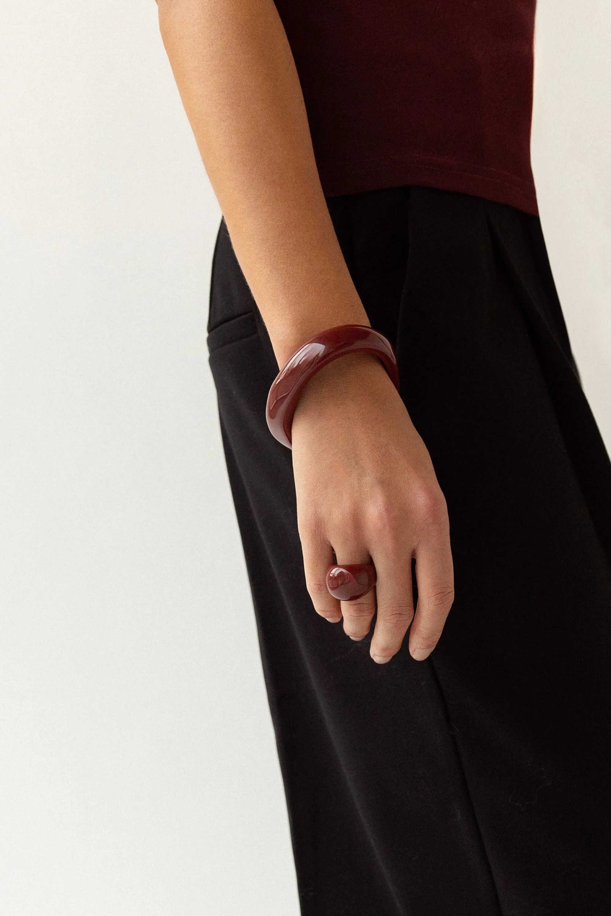 STONE BANGLE BRACELET sold by OAK AND FORT