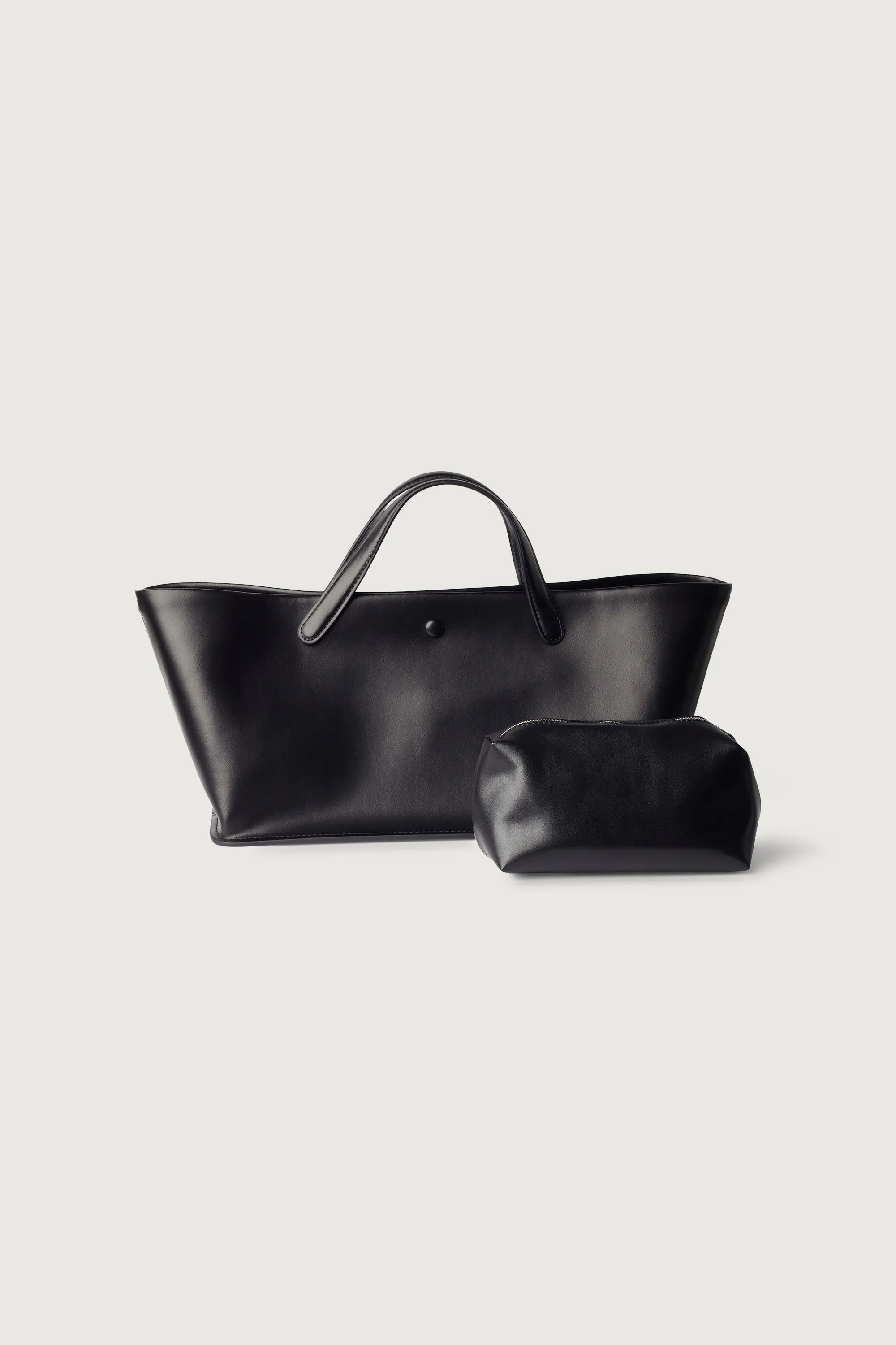 STRUCTURED LEATHER HANDBAG sold by OAK AND FORT product image thumbnail 4