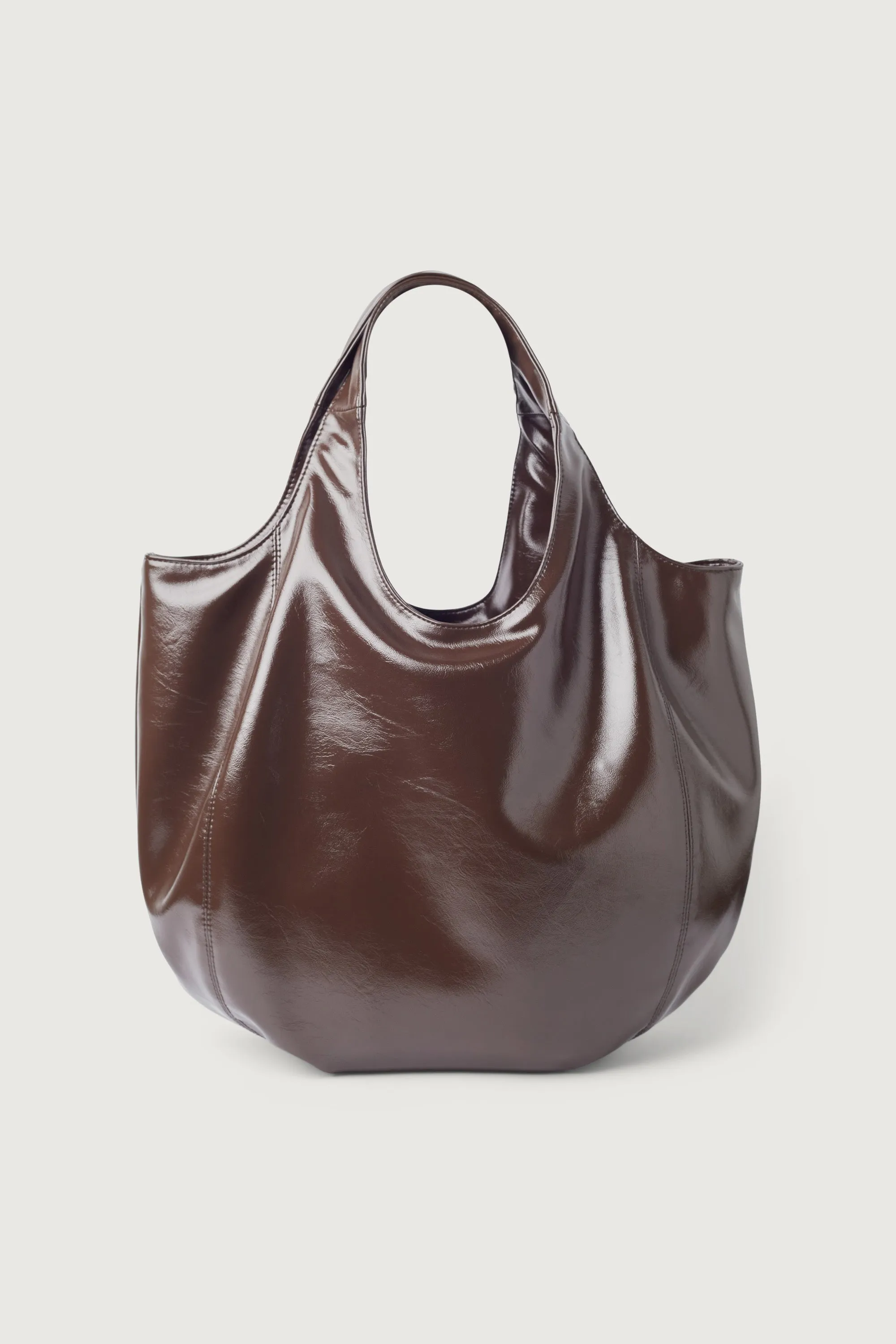 PADDED VEGAN LEATHER TOTE BAG sold by OAK AND FORT product image thumbnail 3