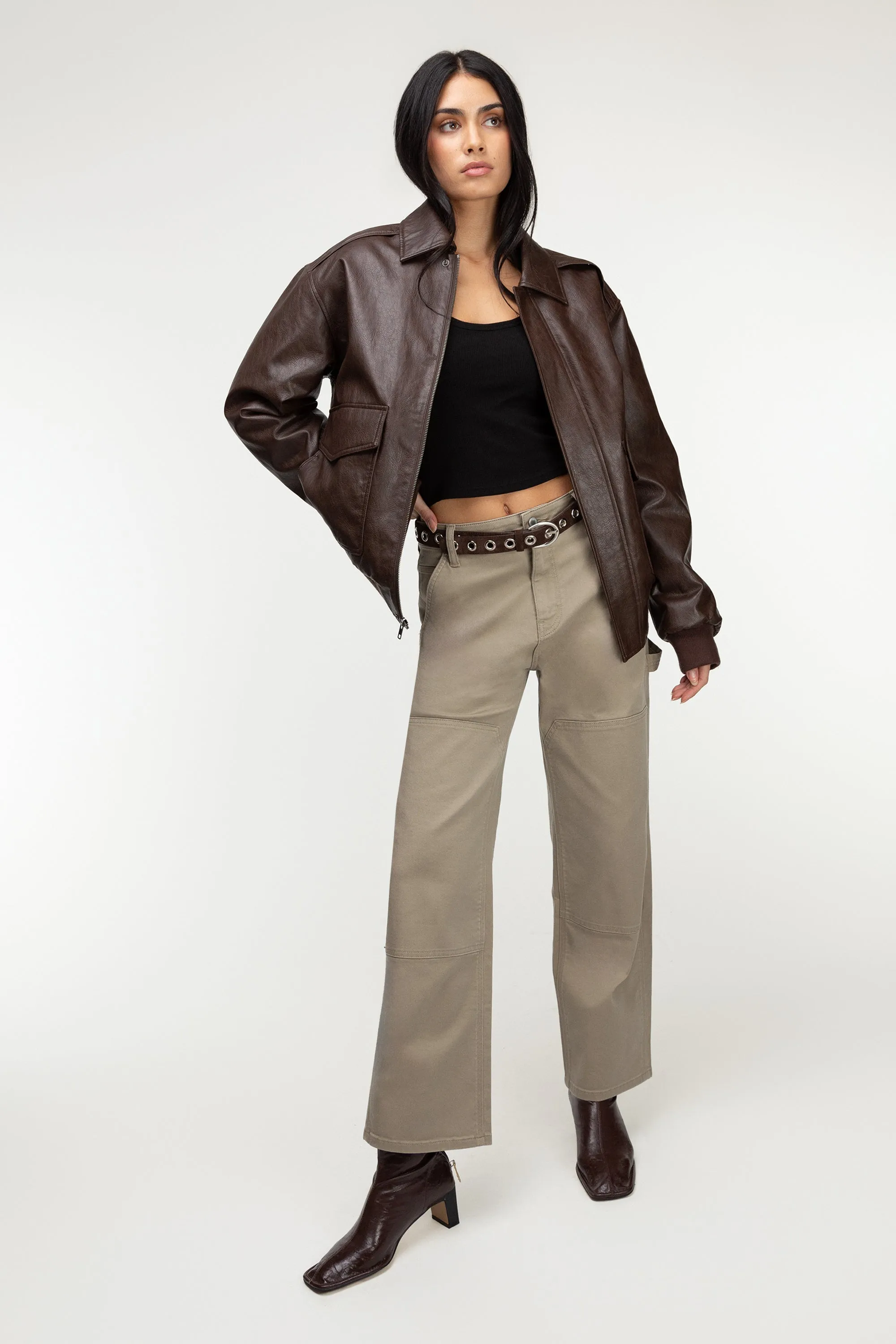 COTTON TWILL CARPENTER PANT sold by OAK AND FORT product image thumbnail 2