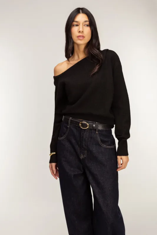 OFF SHOULDER SWEATER sold by OAK AND FORT