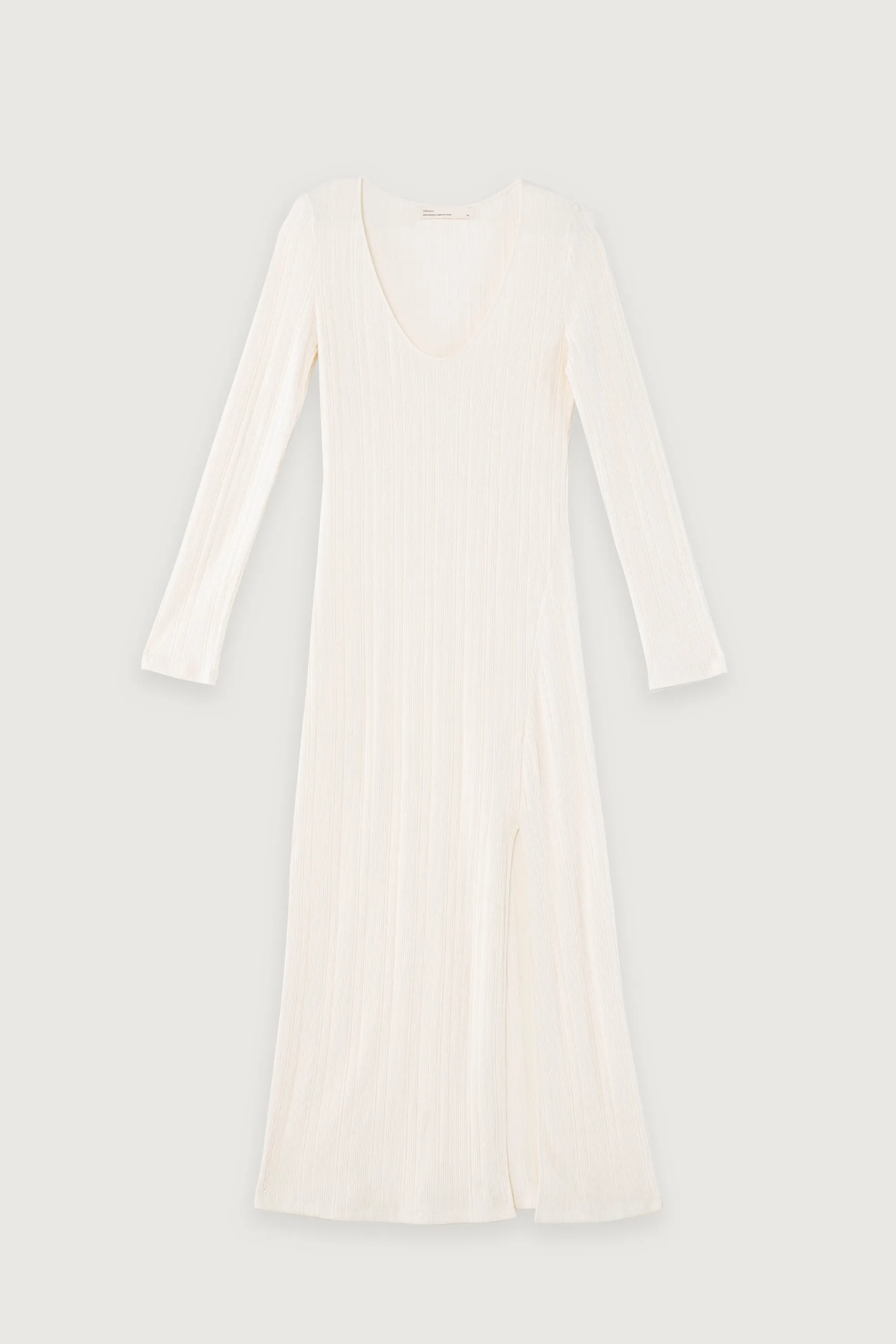 HIGH FRONT SLIT MIDI DRESS sold by OAK AND FORT product image thumbnail 5