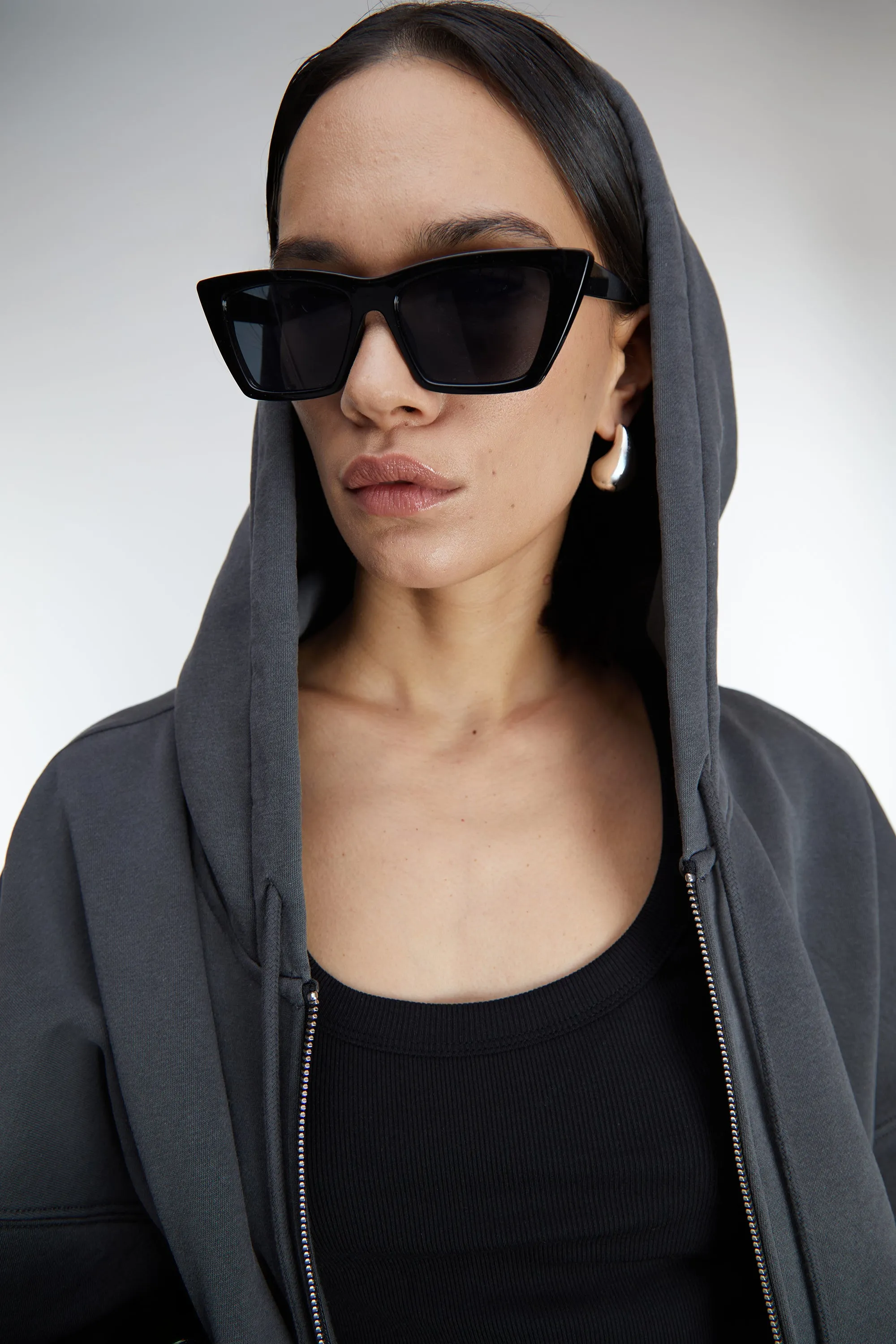 FLEECE STUDIO ZIP-UP HOODIE sold by OAK AND FORT product image thumbnail 2