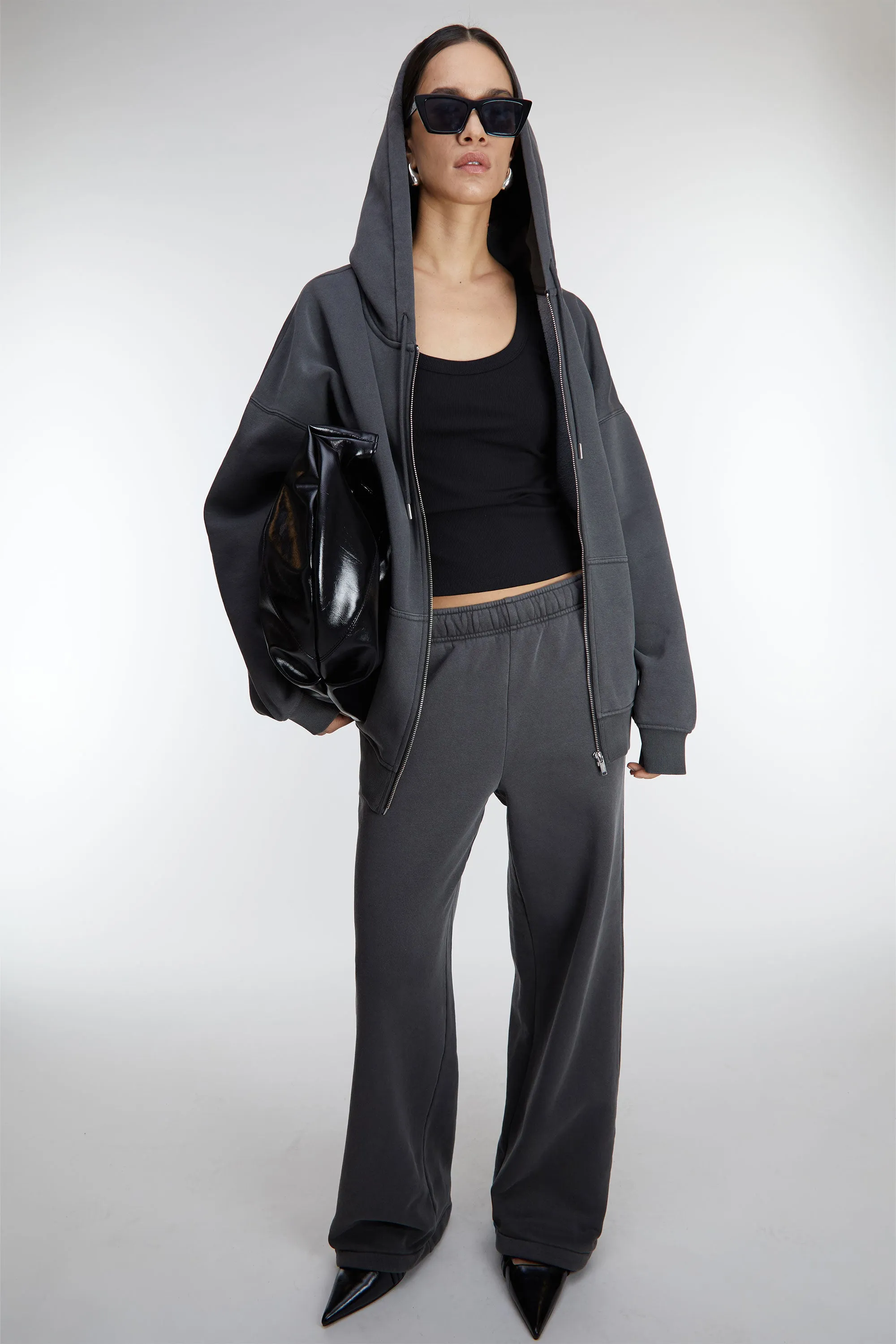 FLEECE STUDIO ZIP-UP HOODIE sold by OAK AND FORT