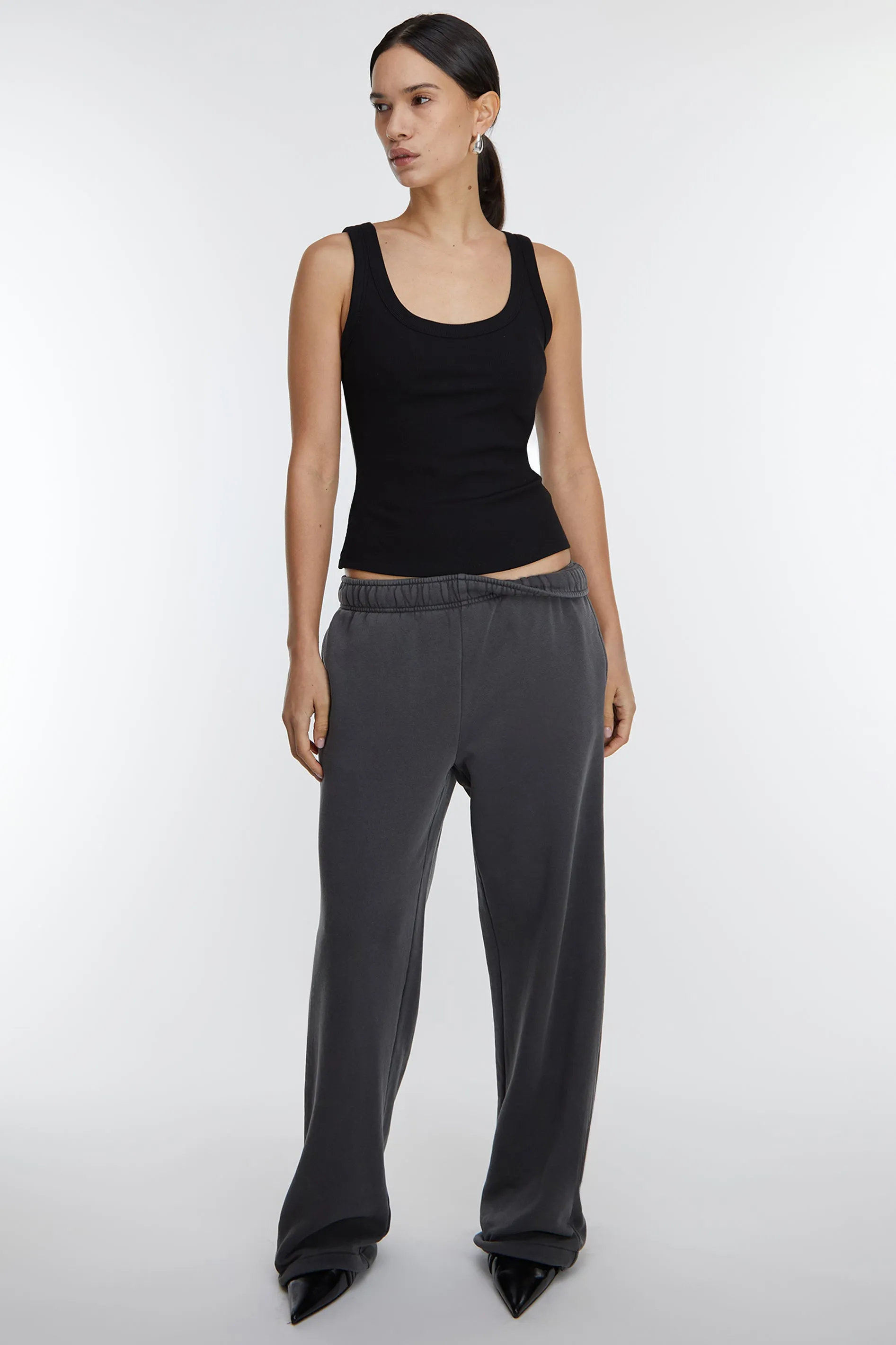 FLEECE STUDIO STRAIGHT LEG SWEATPANT sold by OAK AND FORT product image thumbnail 2