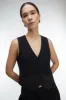 CROPPED SUITING VEST sold by OAK AND FORT