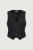 CROPPED SUITING VEST sold by OAK AND FORT