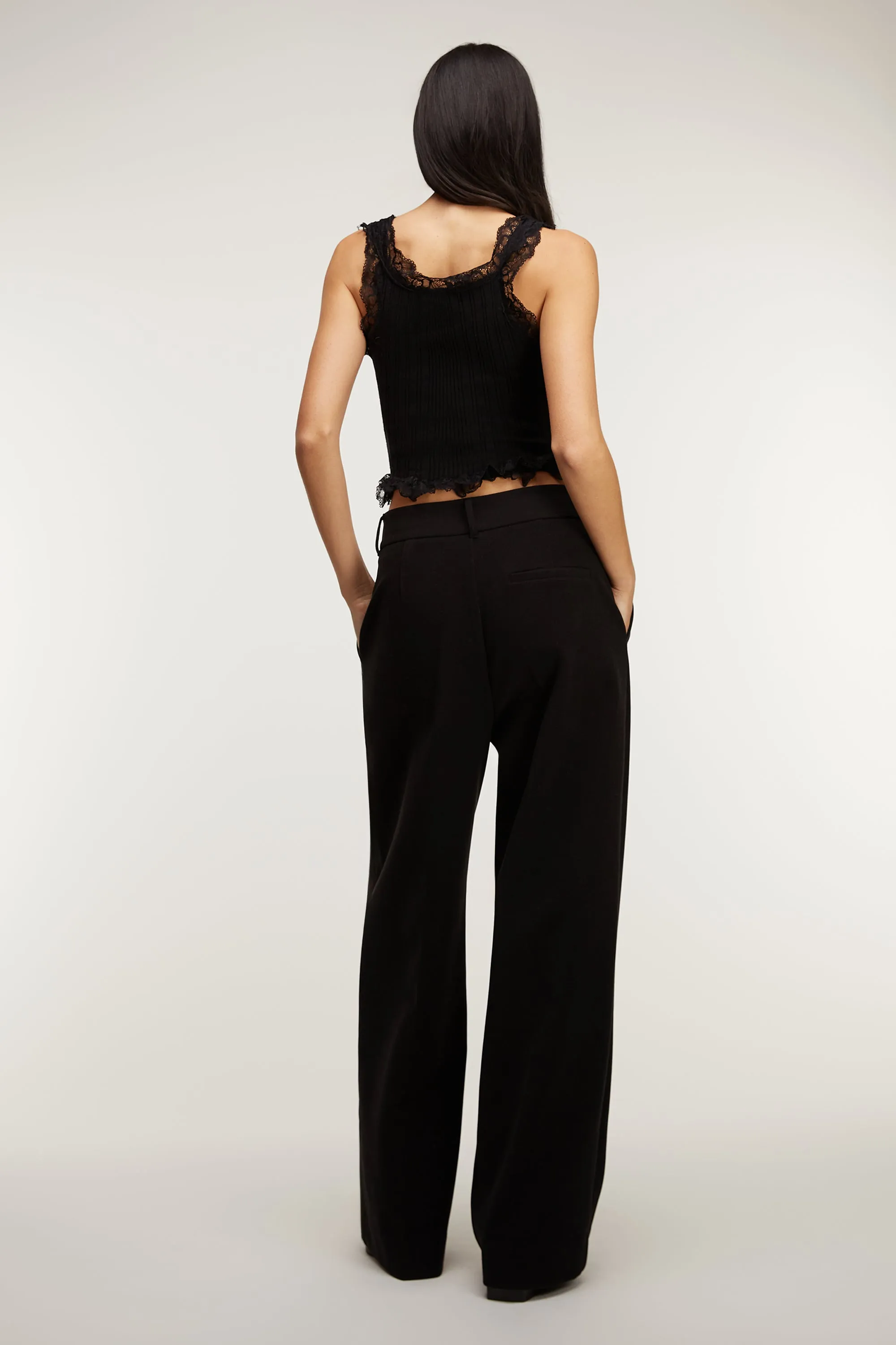 RUFFLED LACE TANK TOP sold by OAK AND FORT product image thumbnail 4