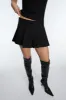 PLEATED WRAP MINI SKORT sold by OAK AND FORT