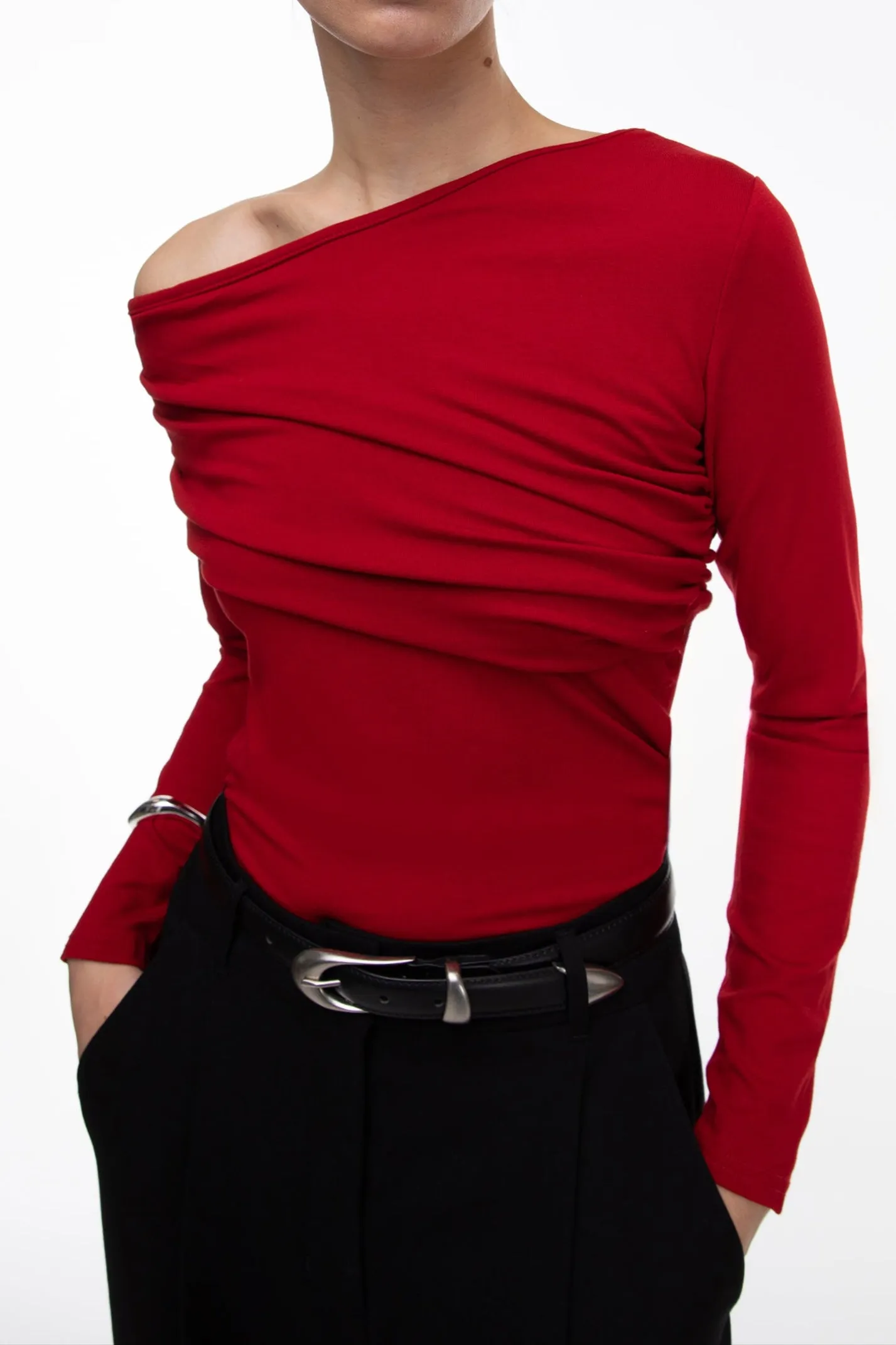 GENUINE LEATHER METAL TIP BELT sold by OAK AND FORT